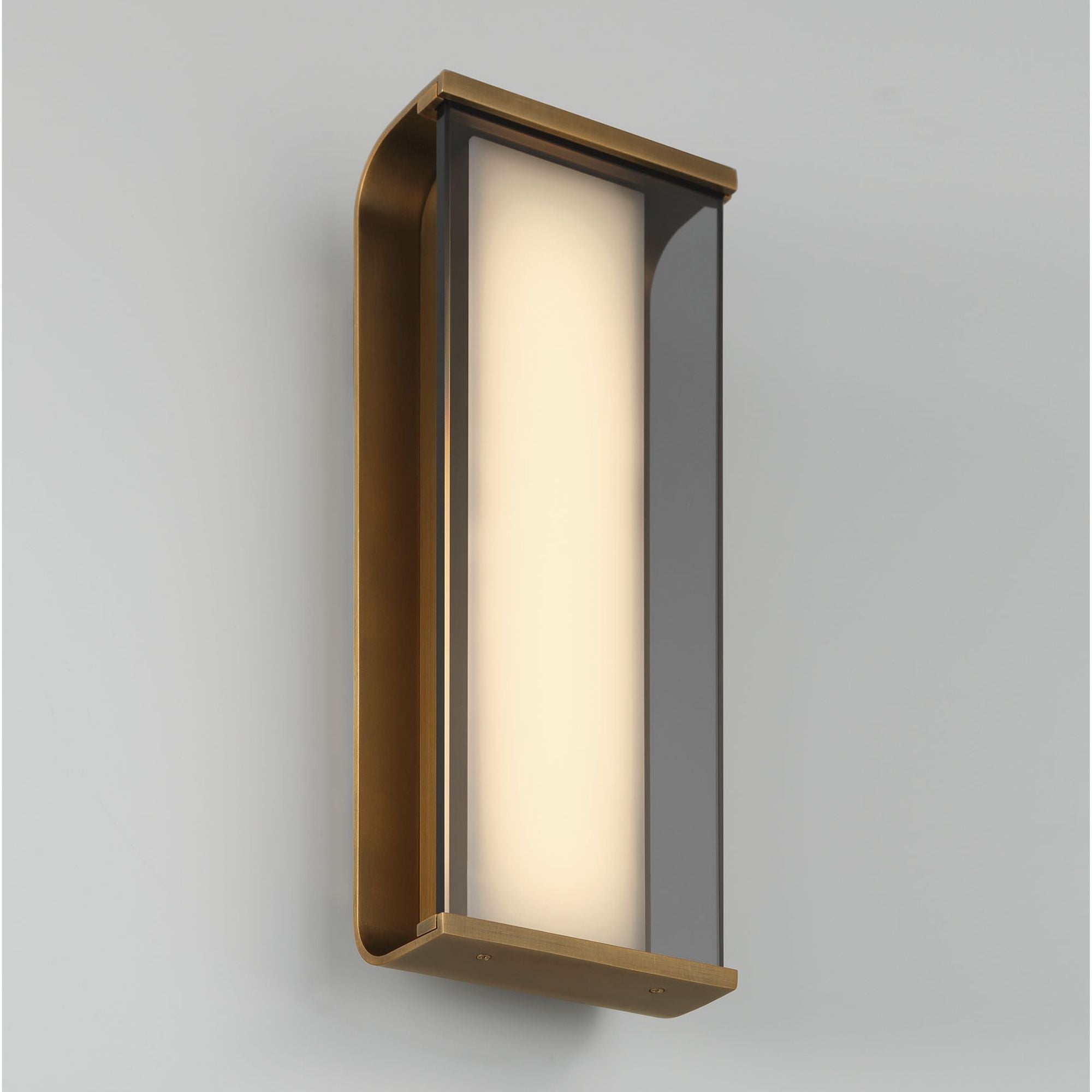 Eurofase Dulton Wall Sconce, 14 in. Height, Antique Brass, Integrated LED