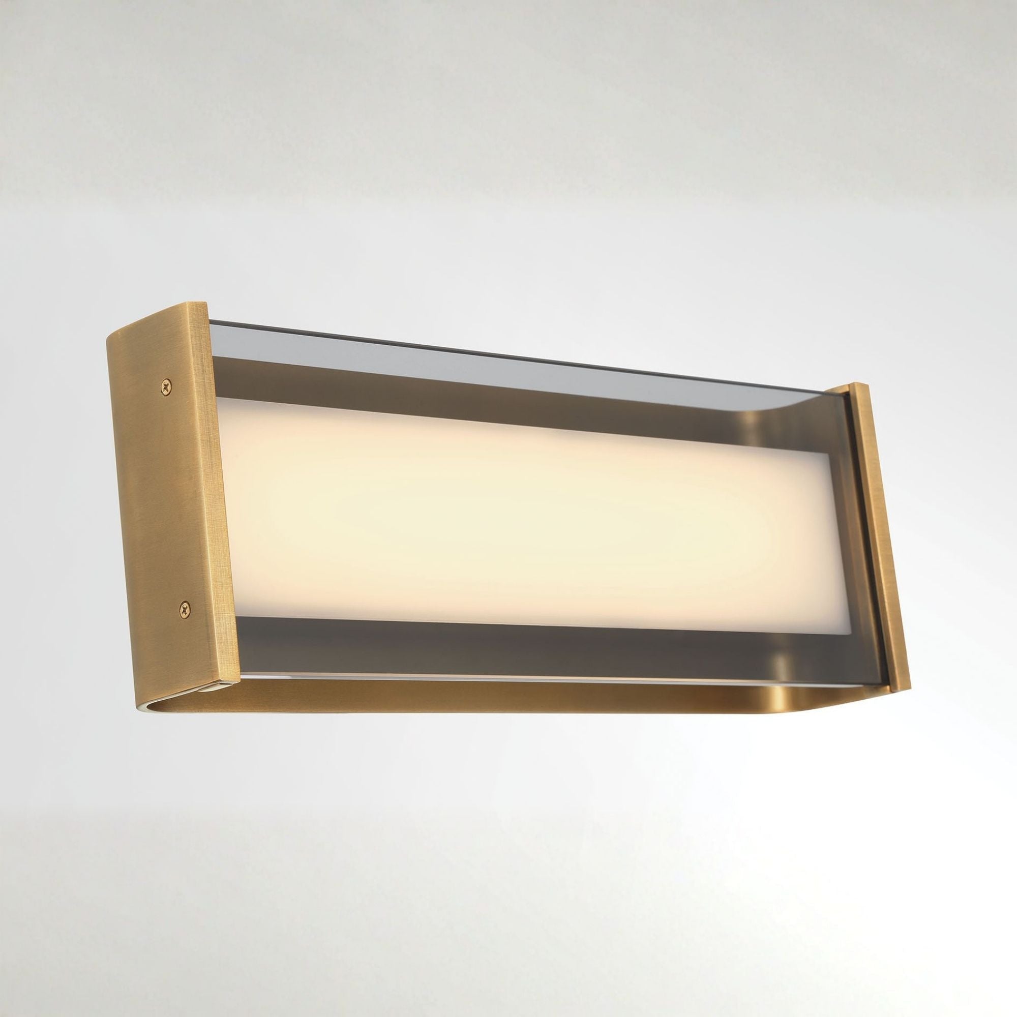 Eurofase Dulton Wall Sconce, 14 in. Height, Antique Brass, Integrated LED