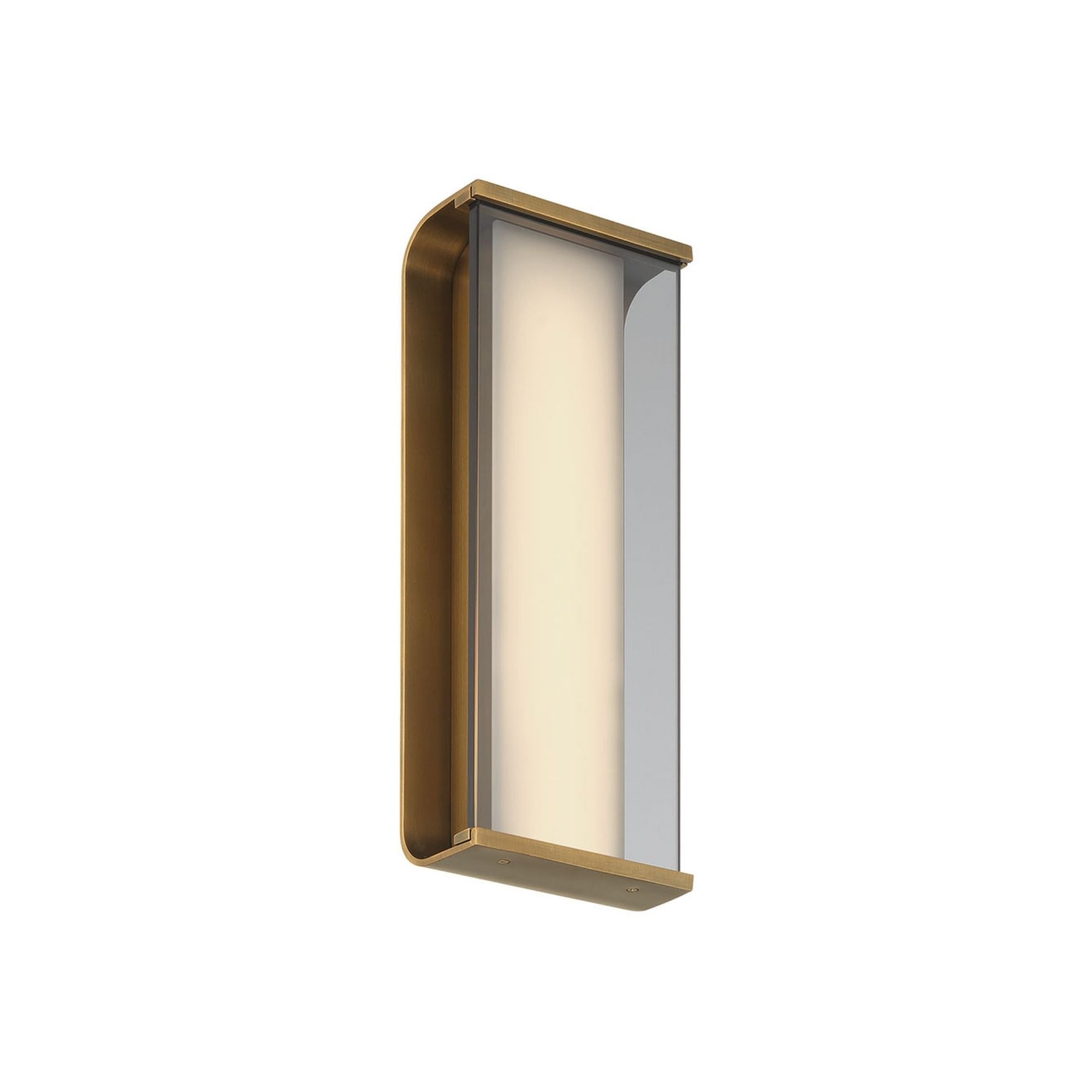 Eurofase Dulton Wall Sconce, 14 in. Height, Antique Brass, Integrated LED