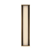 Eurofase Dulton Wall Sconce, 24.4 in. Height, Antique Brass, Integrated LED