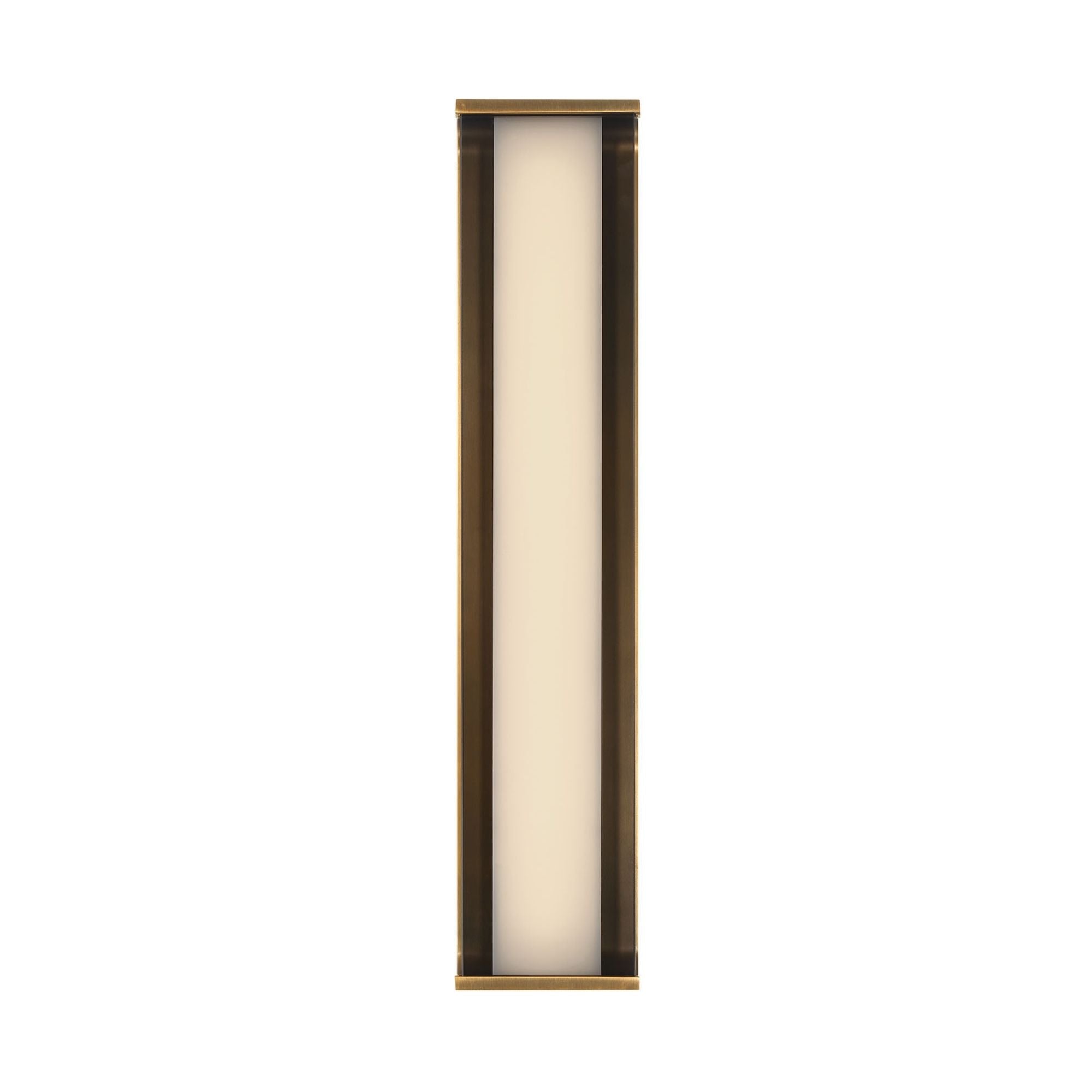 Eurofase Dulton Wall Sconce, 24.4 in. Height, Antique Brass, Integrated LED