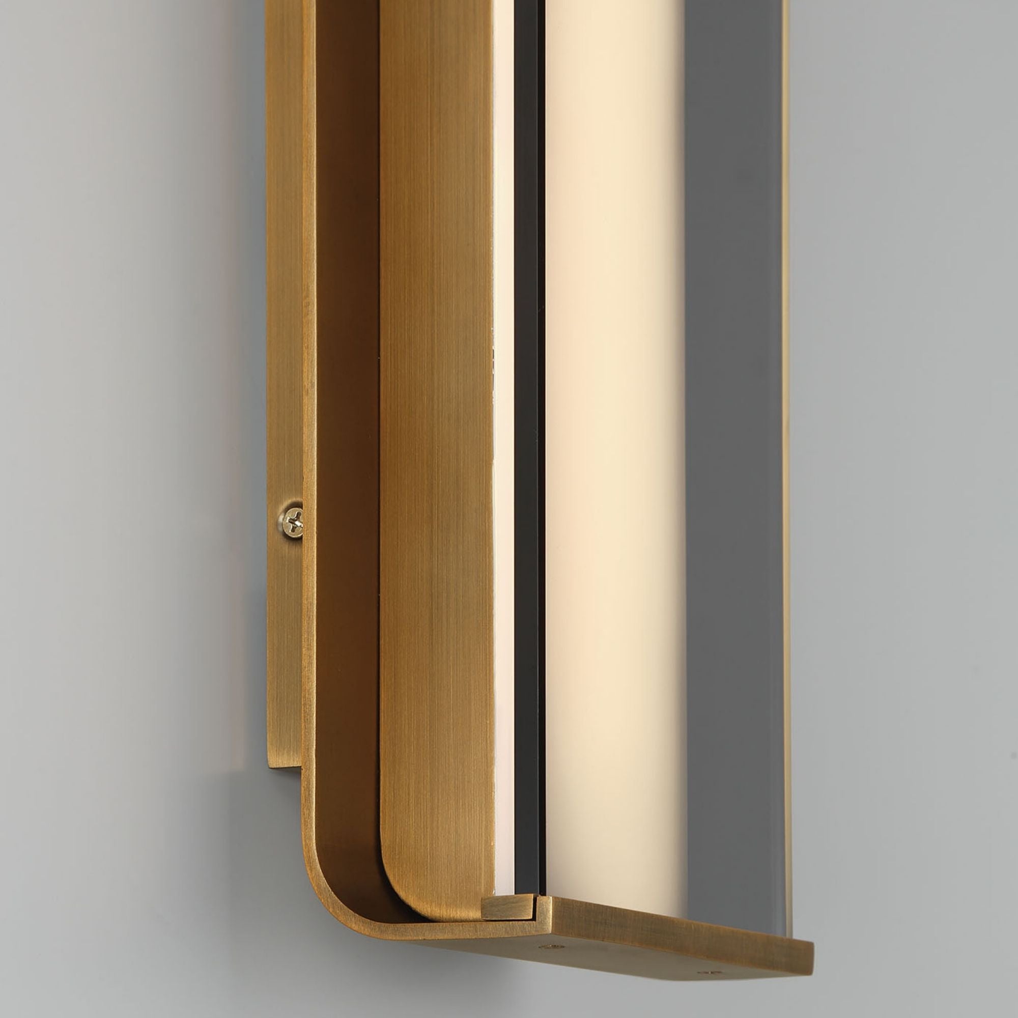 Eurofase Dulton Wall Sconce, 42.25 in. Height, Antique Brass, Integrated LED