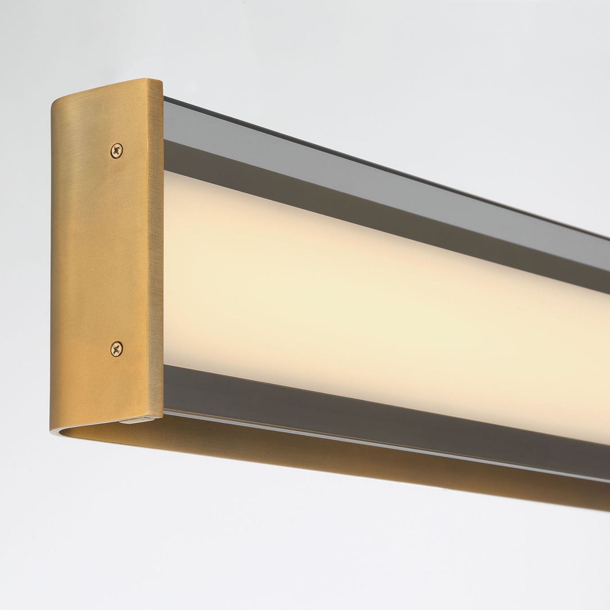 Eurofase Dulton Wall Sconce, 42.25 in. Height, Antique Brass, Integrated LED