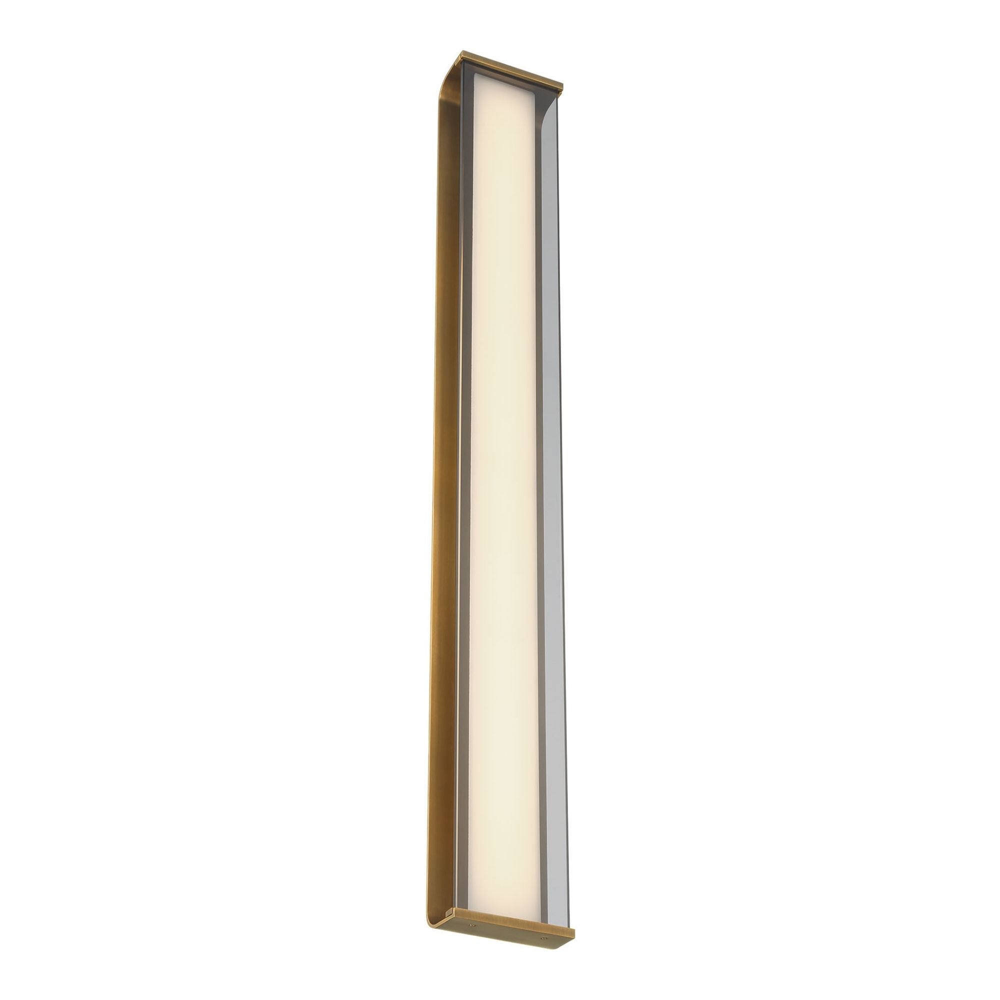 Eurofase Dulton Wall Sconce, 42.25 in. Height, Antique Brass, Integrated LED