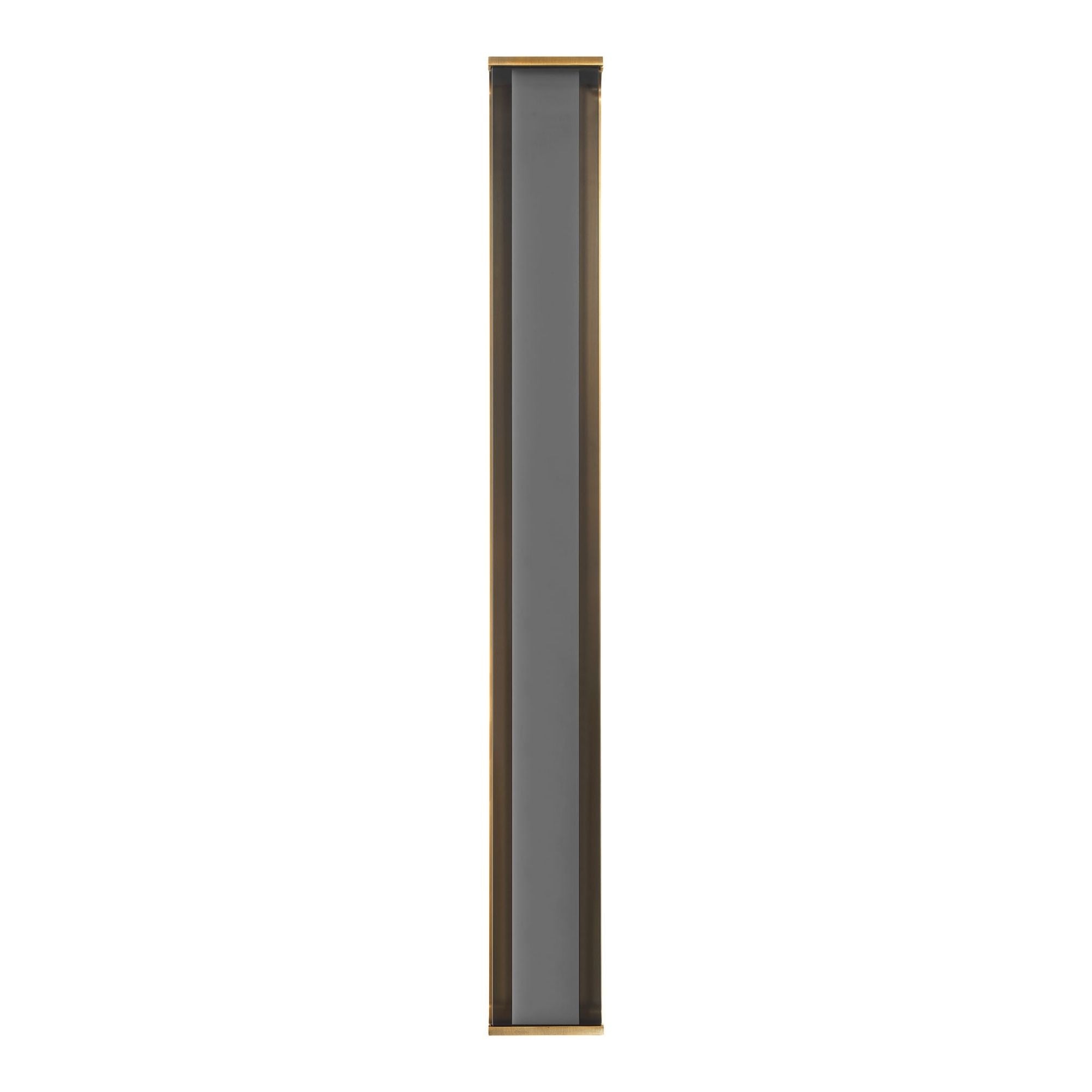 Eurofase Dulton Wall Sconce, 42.25 in. Height, Antique Brass, Integrated LED