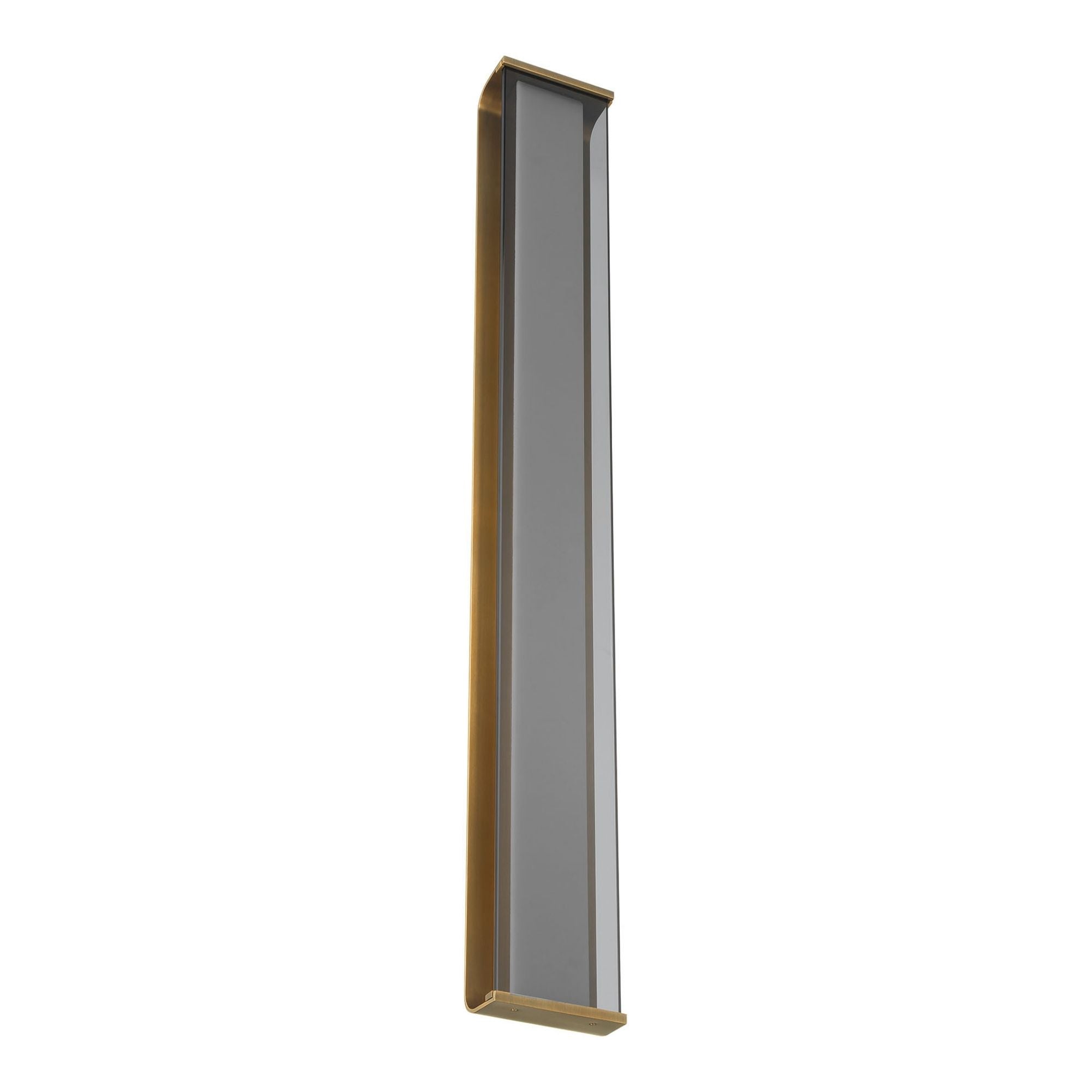 Eurofase Dulton Wall Sconce, 42.25 in. Height, Antique Brass, Integrated LED