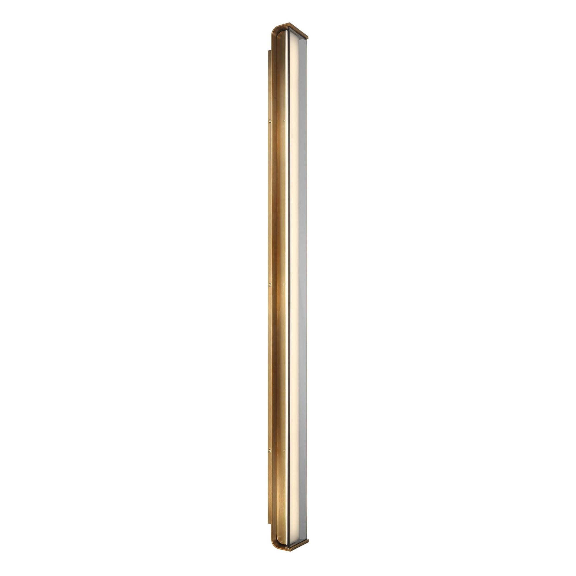 Eurofase Dulton Wall Sconce, 61.5 in. Height, Antique Brass, Integrated LED