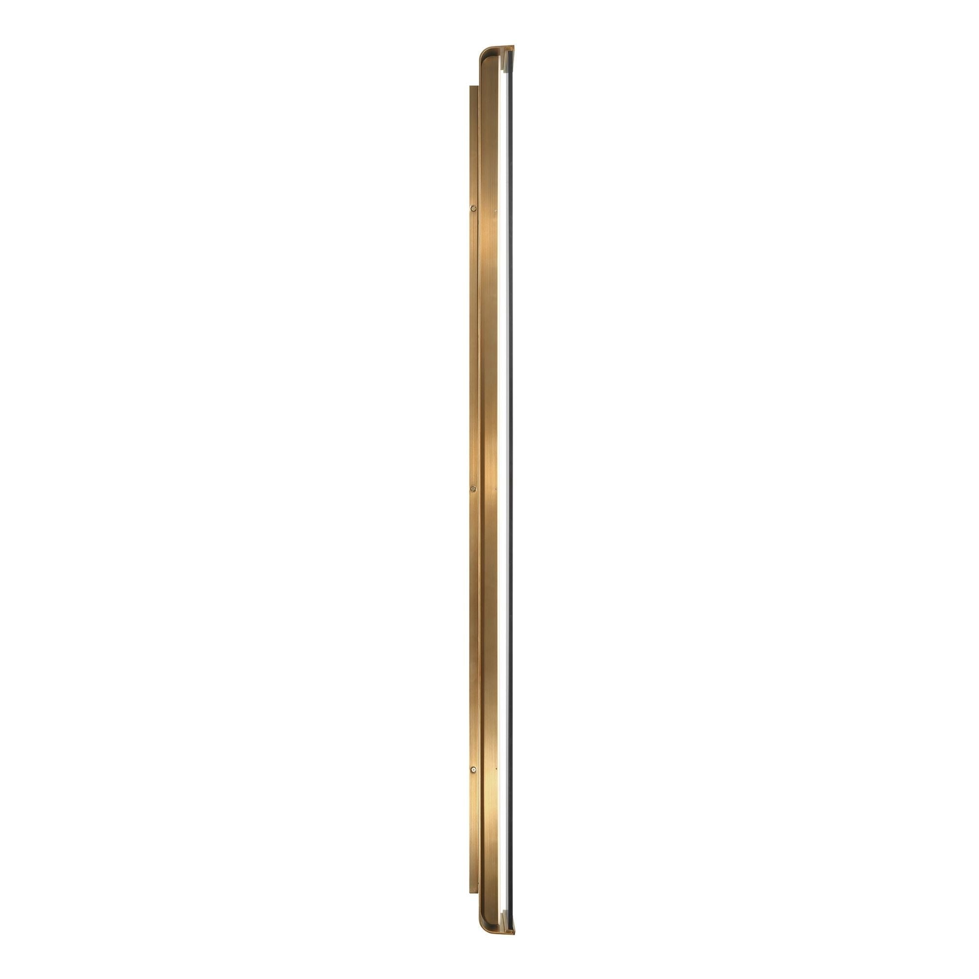 Eurofase Dulton Wall Sconce, 61.5 in. Height, Antique Brass, Integrated LED