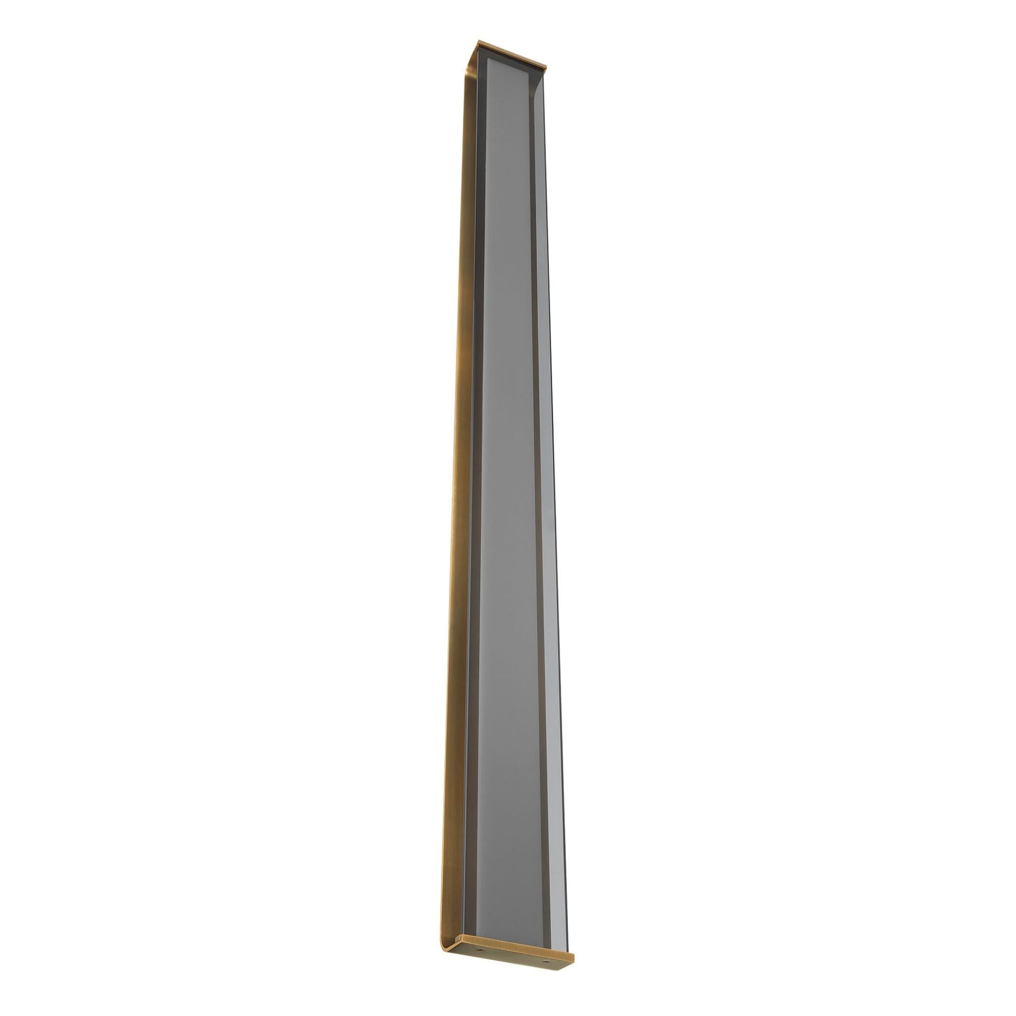 Eurofase Dulton Wall Sconce, 61.5 in. Height, Antique Brass, Integrated LED