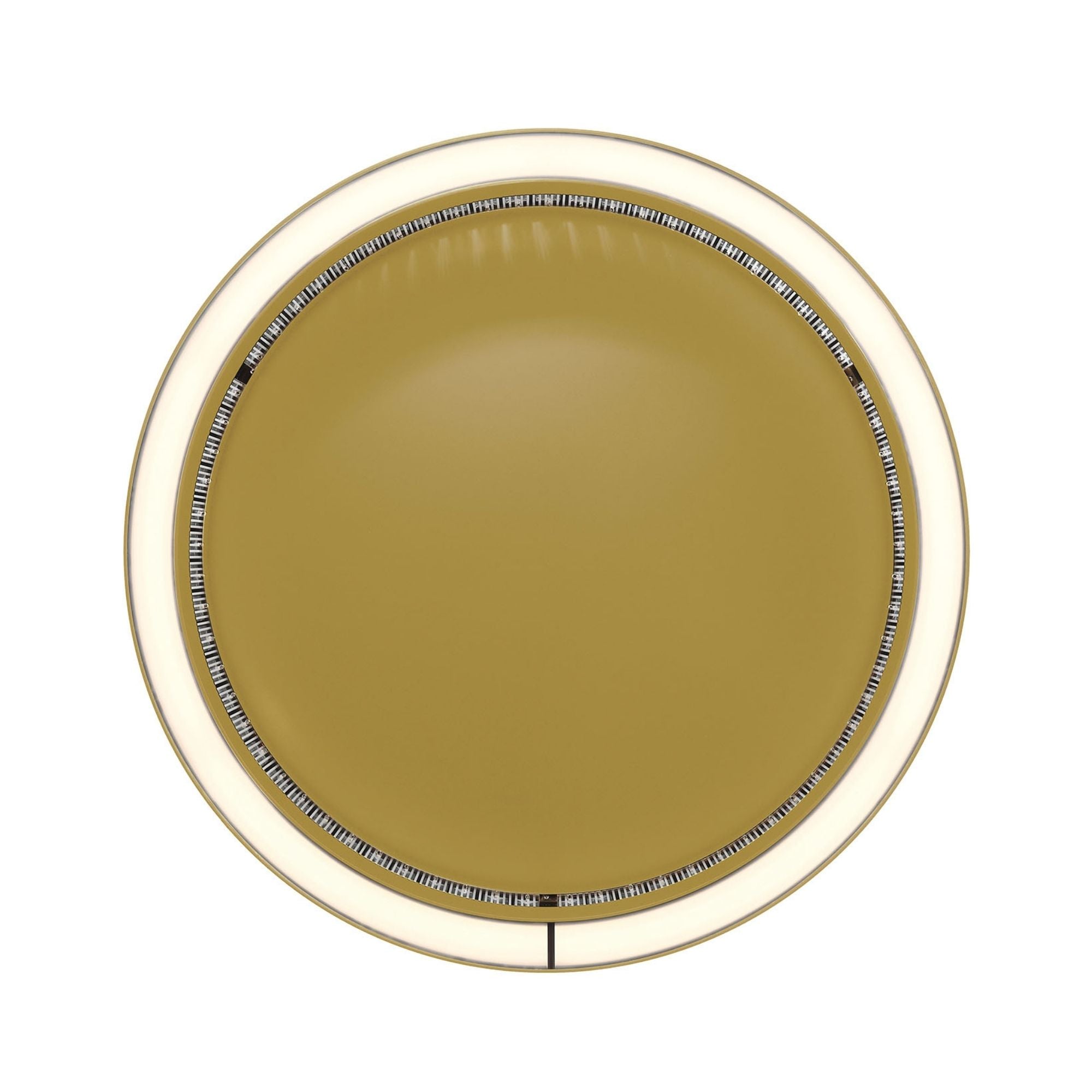 Eurofase Empra 23.63 in. Flush Mount Light, Gold with Crystal Drum Shade