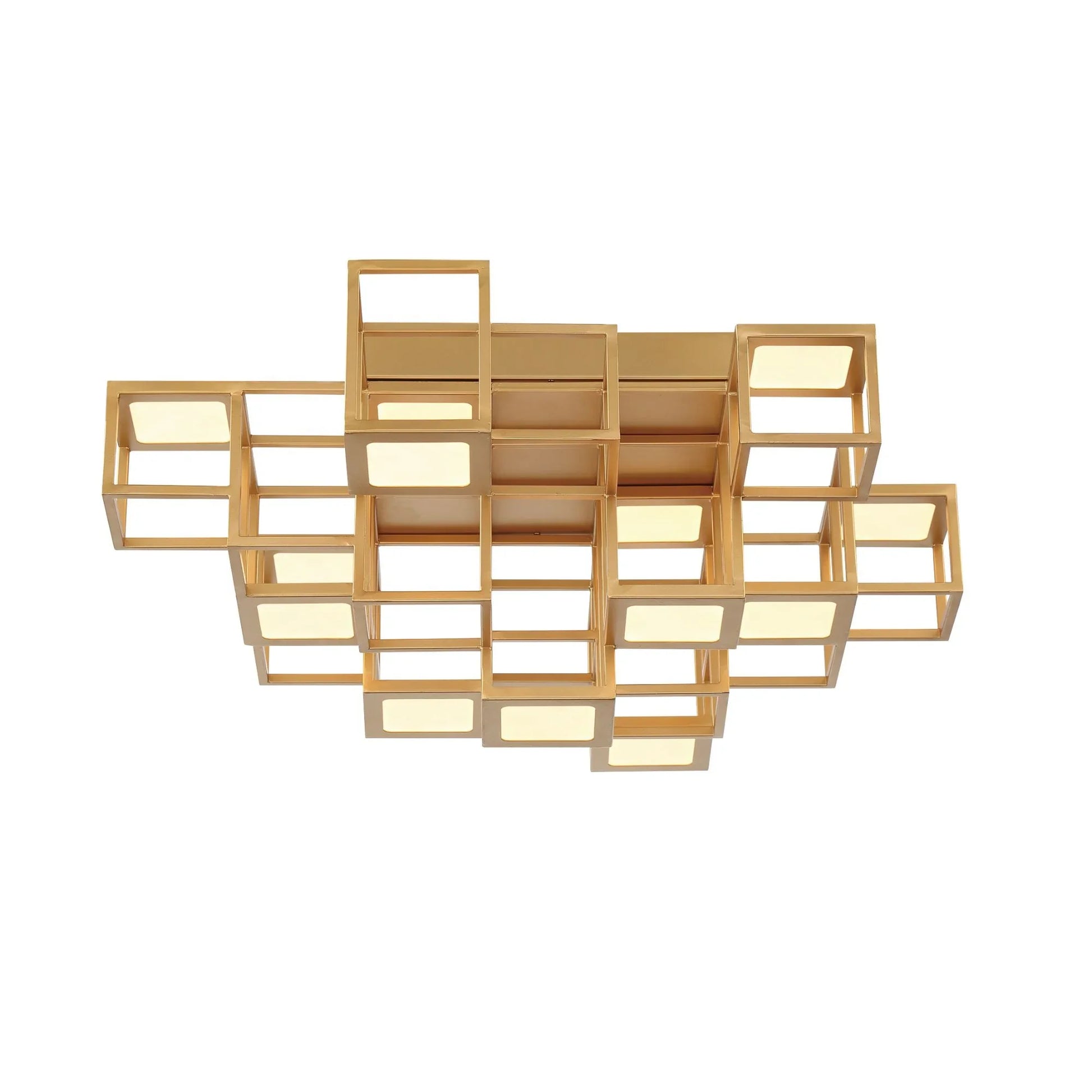 Eurofase Lighting - Ferro 13-Light 25" LED Flush Mount, Gold Finish | Bees Lighting