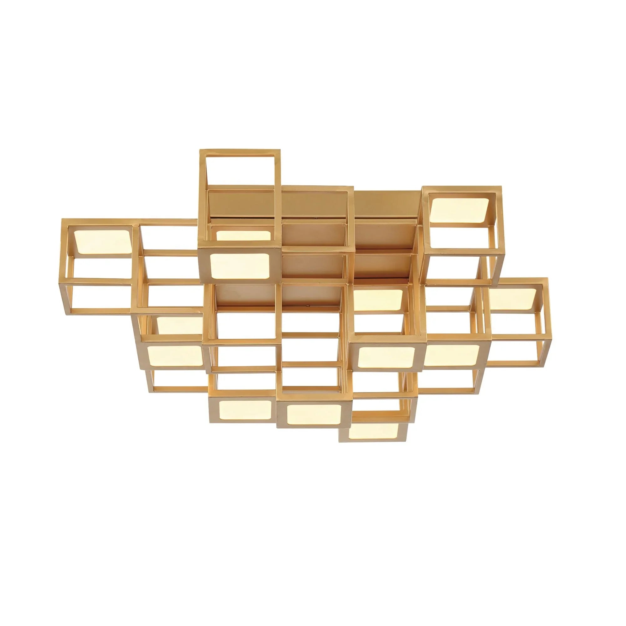 Eurofase Lighting - Ferro 13-Light 25" LED Flush Mount, Gold Finish | Bees Lighting