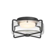 Eurofase Florin 10" Outdoor Ceiling Light, Sand Black, Integrated LED