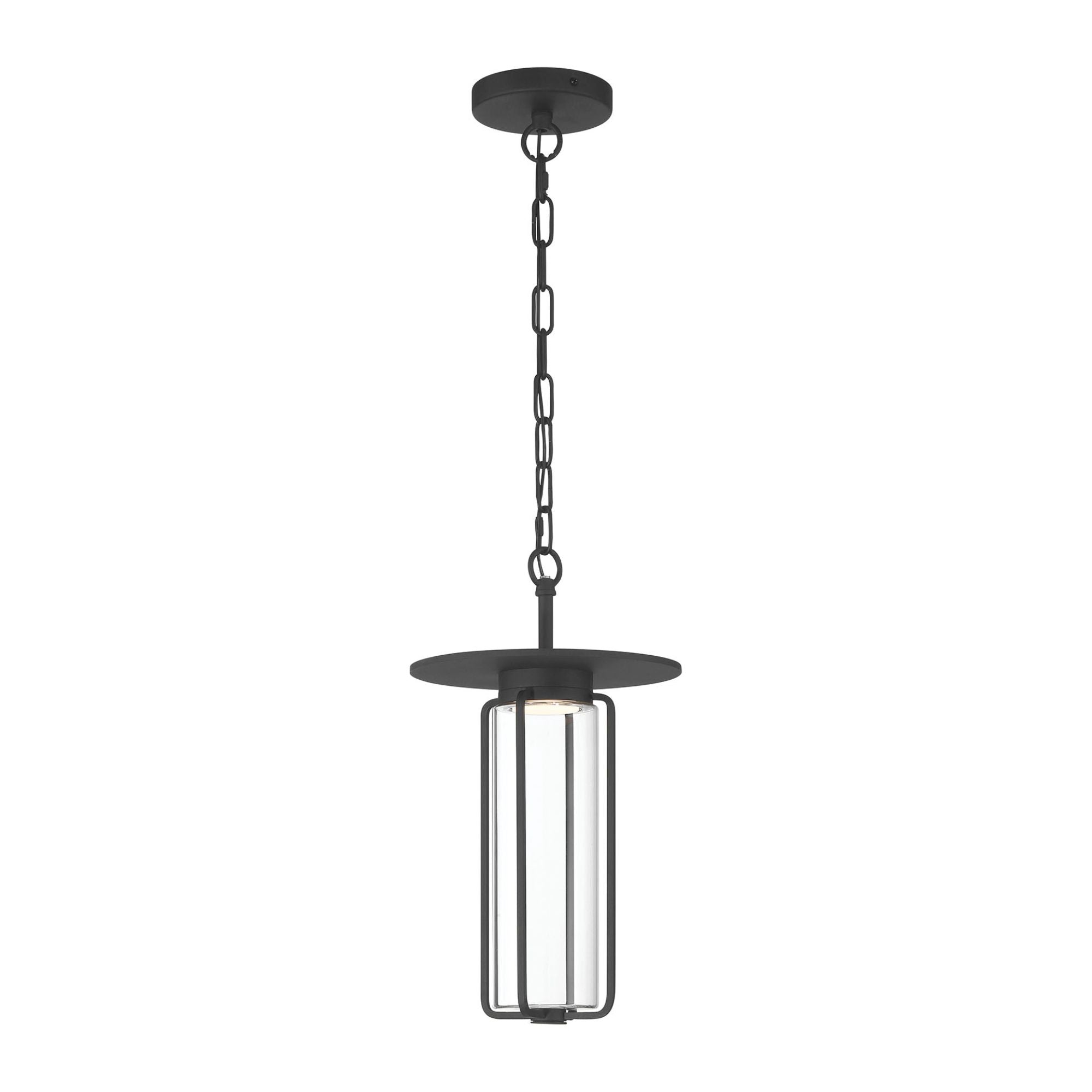Eurofase Florin 15" Outdoor Hanging Light, Sand Black, Integrated LED