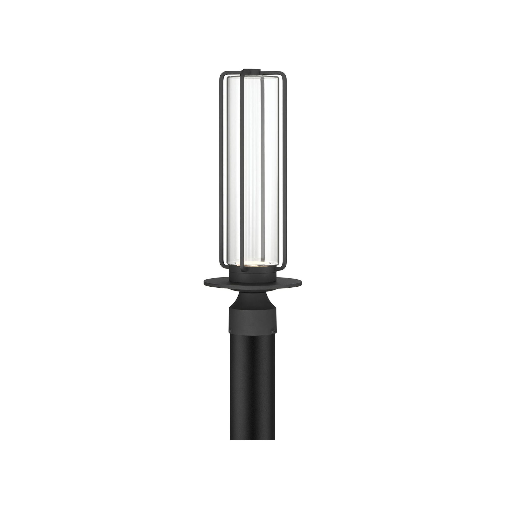Eurofase Florin 16.25 in. Outdoor Post Light, Sand Black, Integrated LED