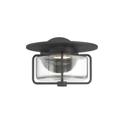 Eurofase Florin 6.5" Outdoor Sconce, Sand Black, Integrated LED