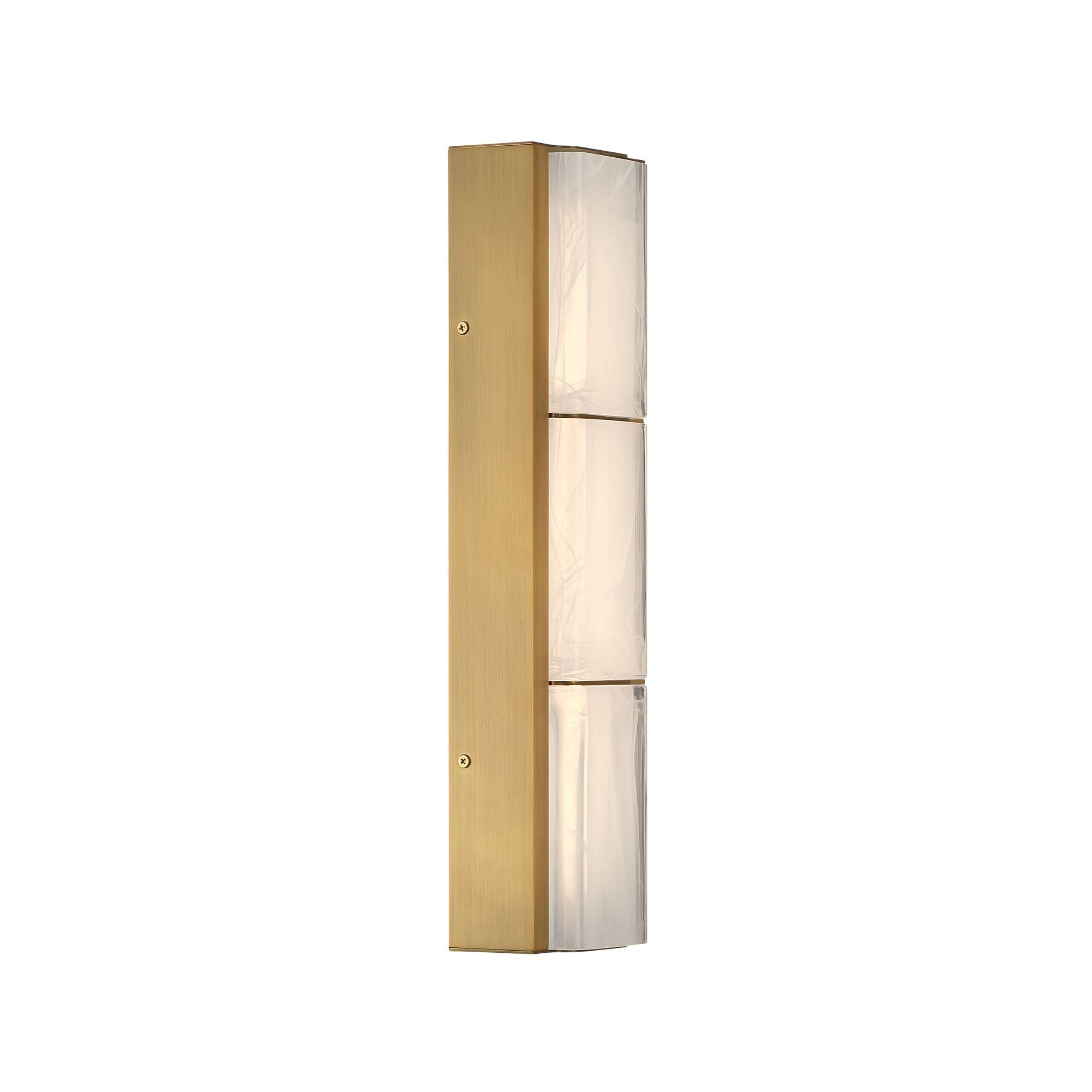 Eurofase Gibraltar 18.25 in. LED Bathroom Vanity Light, Antique Brass