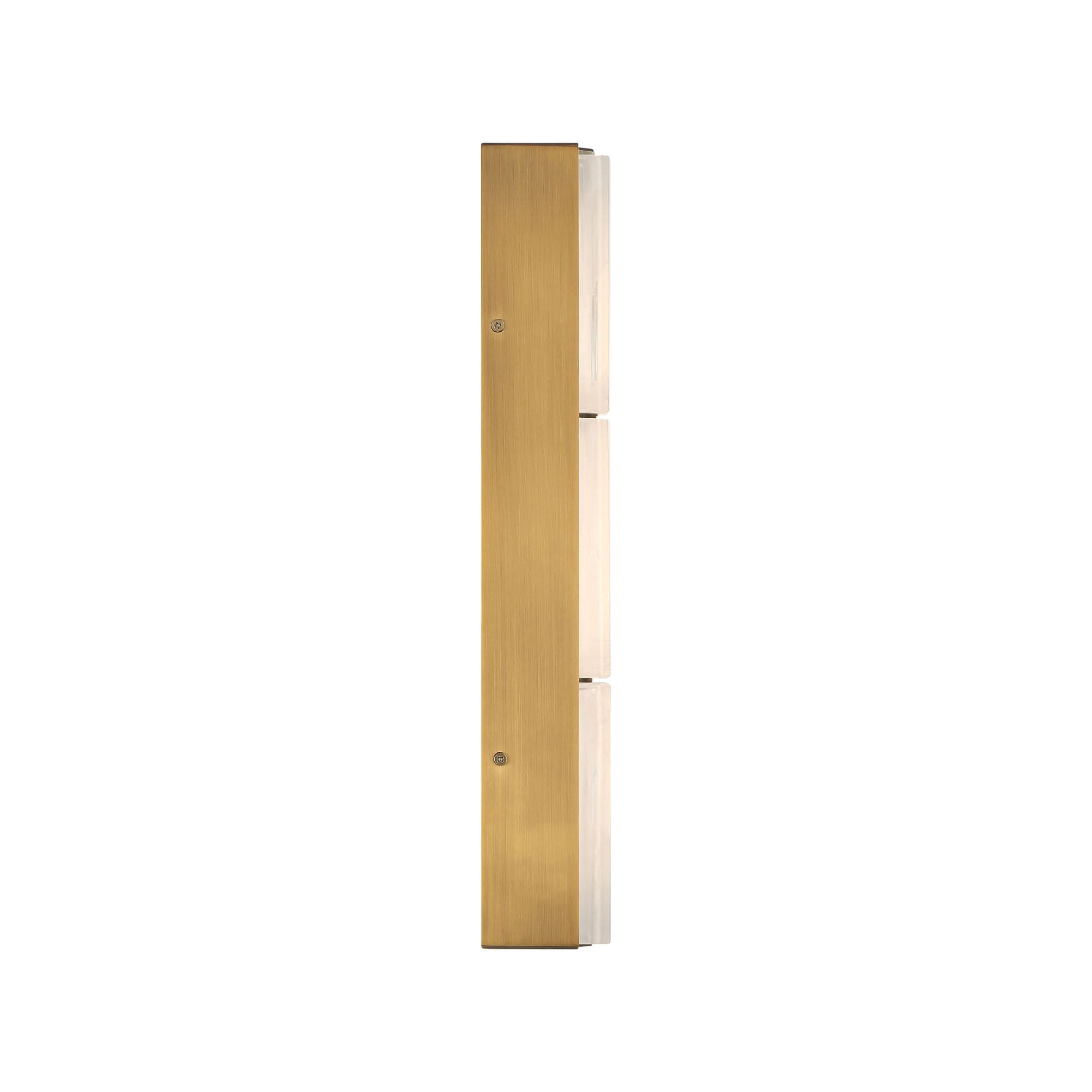 Eurofase Gibraltar 18.25 in. LED Bathroom Vanity Light, Antique Brass