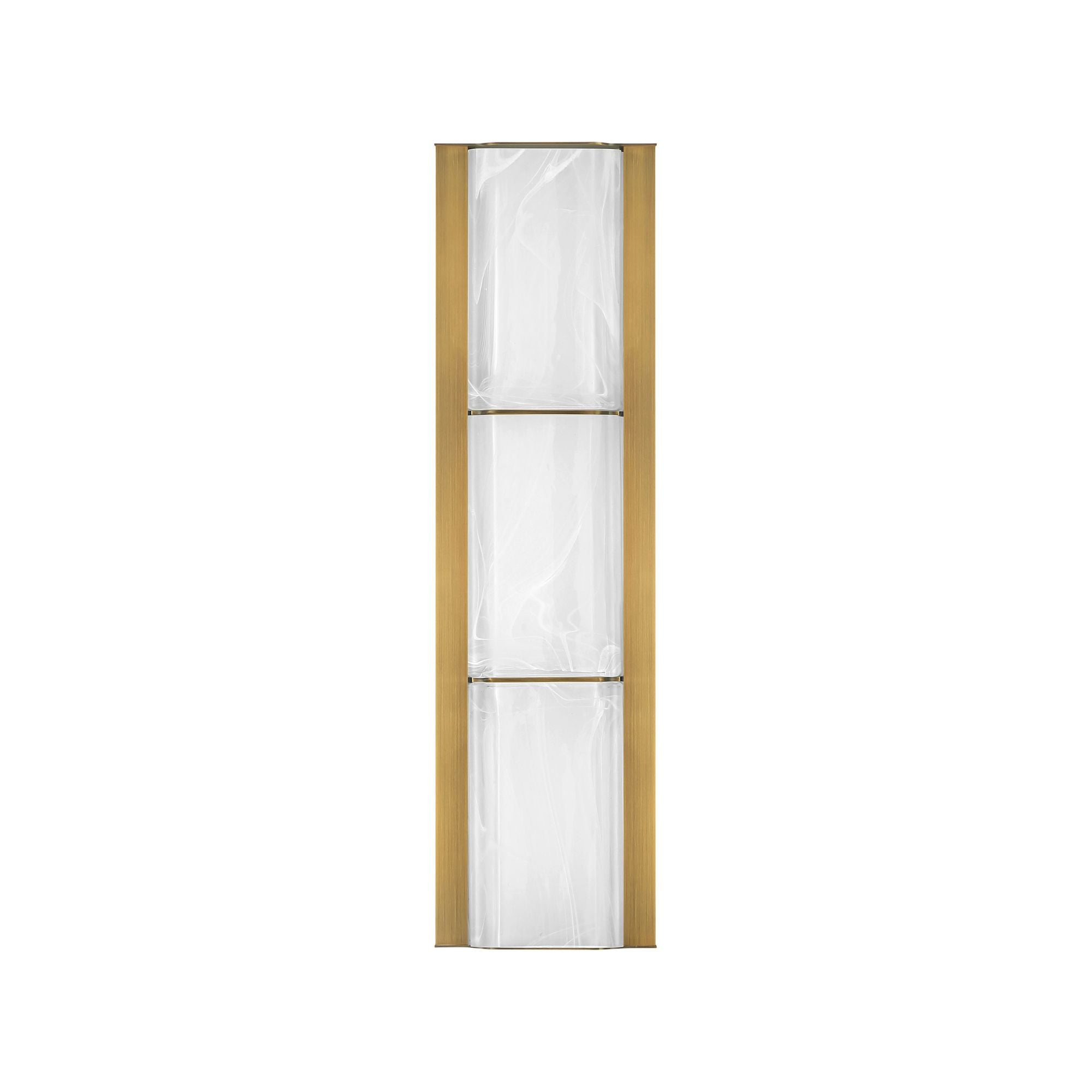 Eurofase Gibraltar 18.25 in. LED Bathroom Vanity Light, Antique Brass