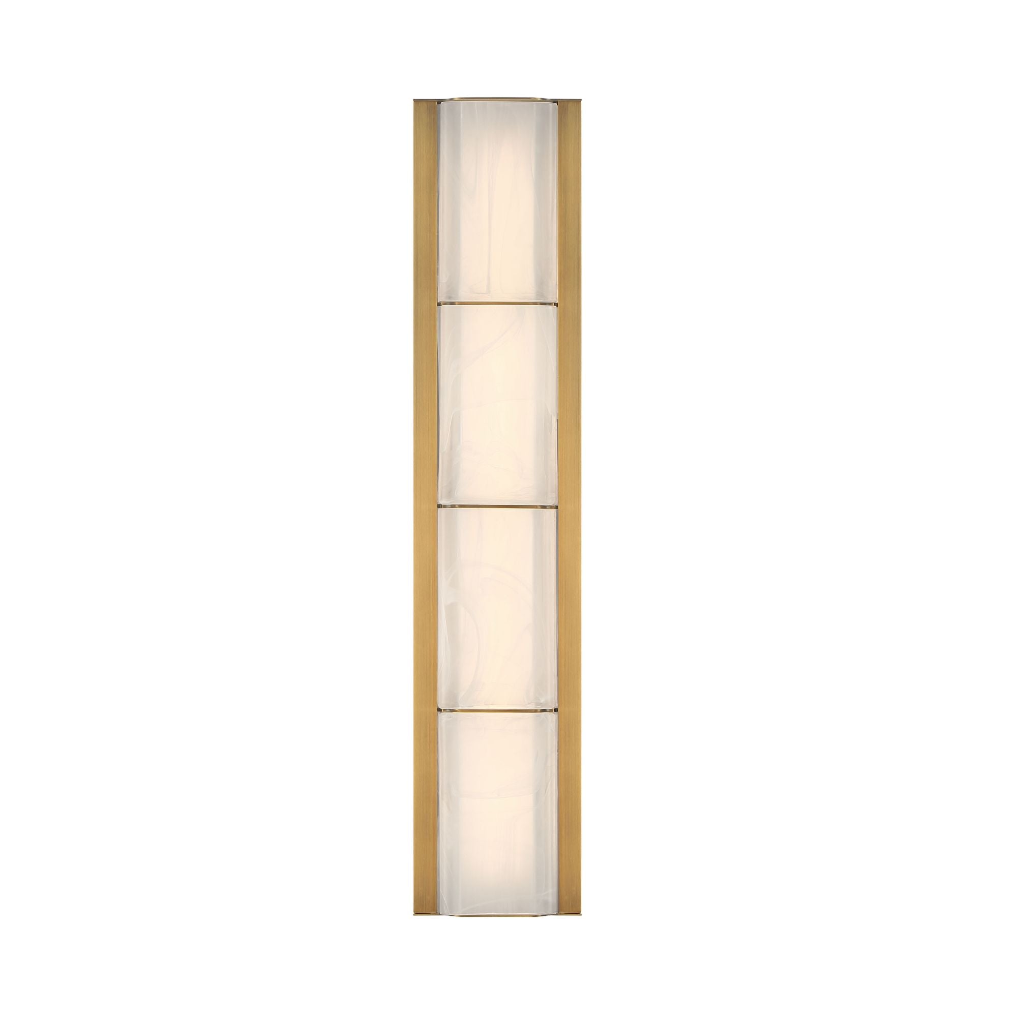Eurofase Gibraltar 24.5 in. LED Bathroom Vanity Light, Antique Brass
