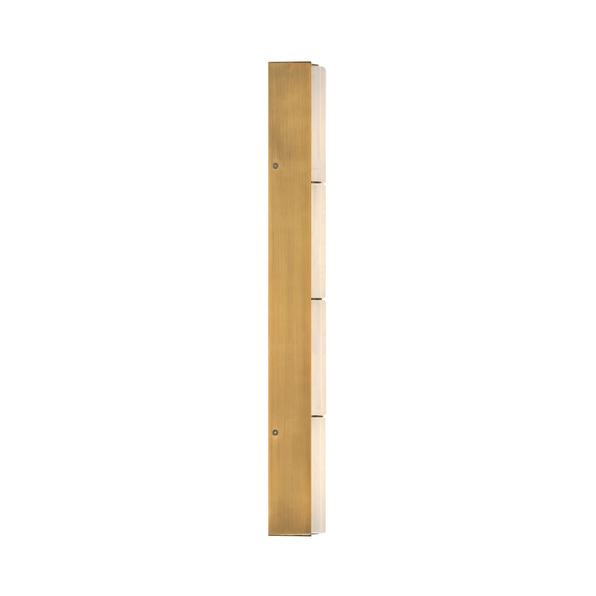 Eurofase Gibraltar 24.5 in. LED Bathroom Vanity Light, Antique Brass