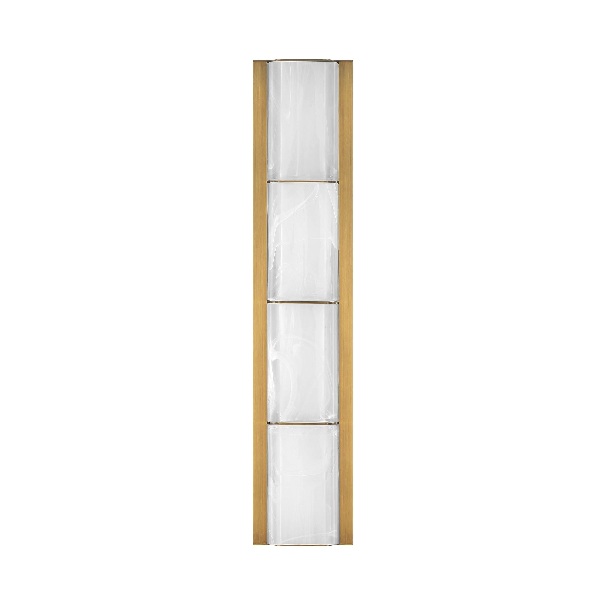 Eurofase Gibraltar 24.5 in. LED Bathroom Vanity Light, Antique Brass