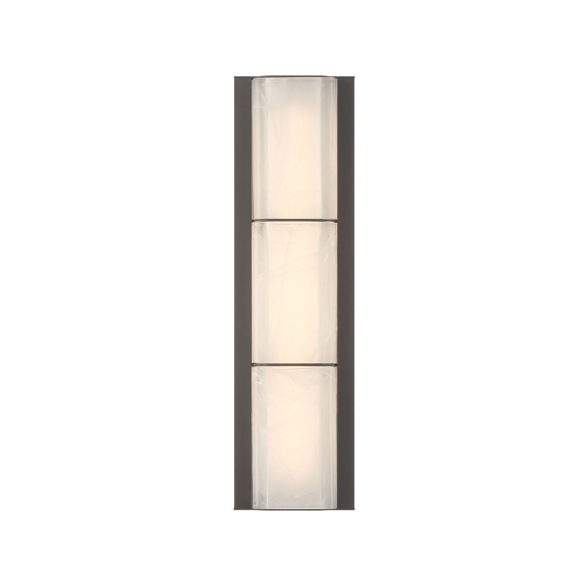 Eurofase Gibraltar 18.25 in. Outdoor Sconce, Sand Bronze, Integrated LED