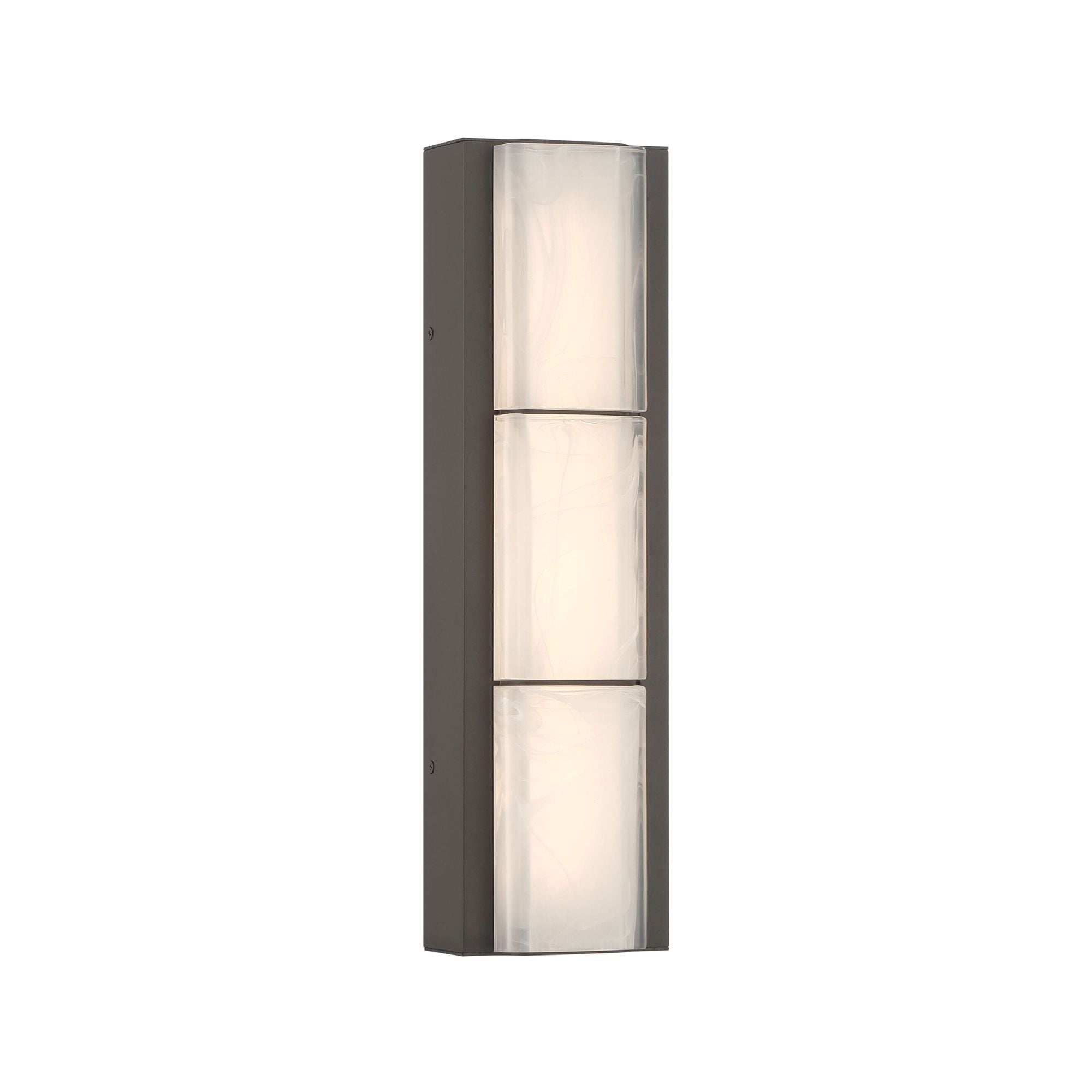 Eurofase Gibraltar 18.25 in. Outdoor Sconce, Sand Bronze, Integrated LED