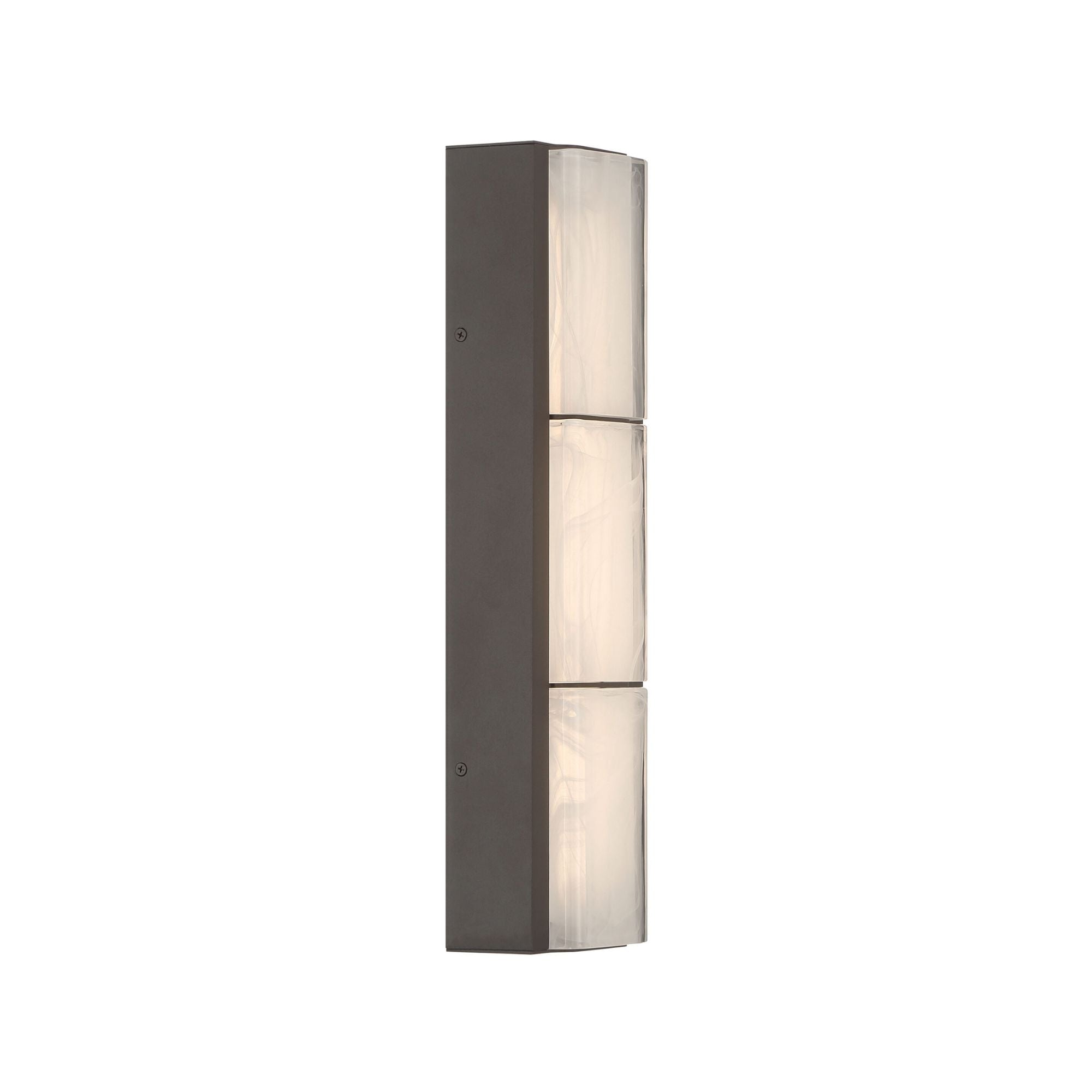 Eurofase Gibraltar 18.25 in. Outdoor Sconce, Sand Bronze, Integrated LED
