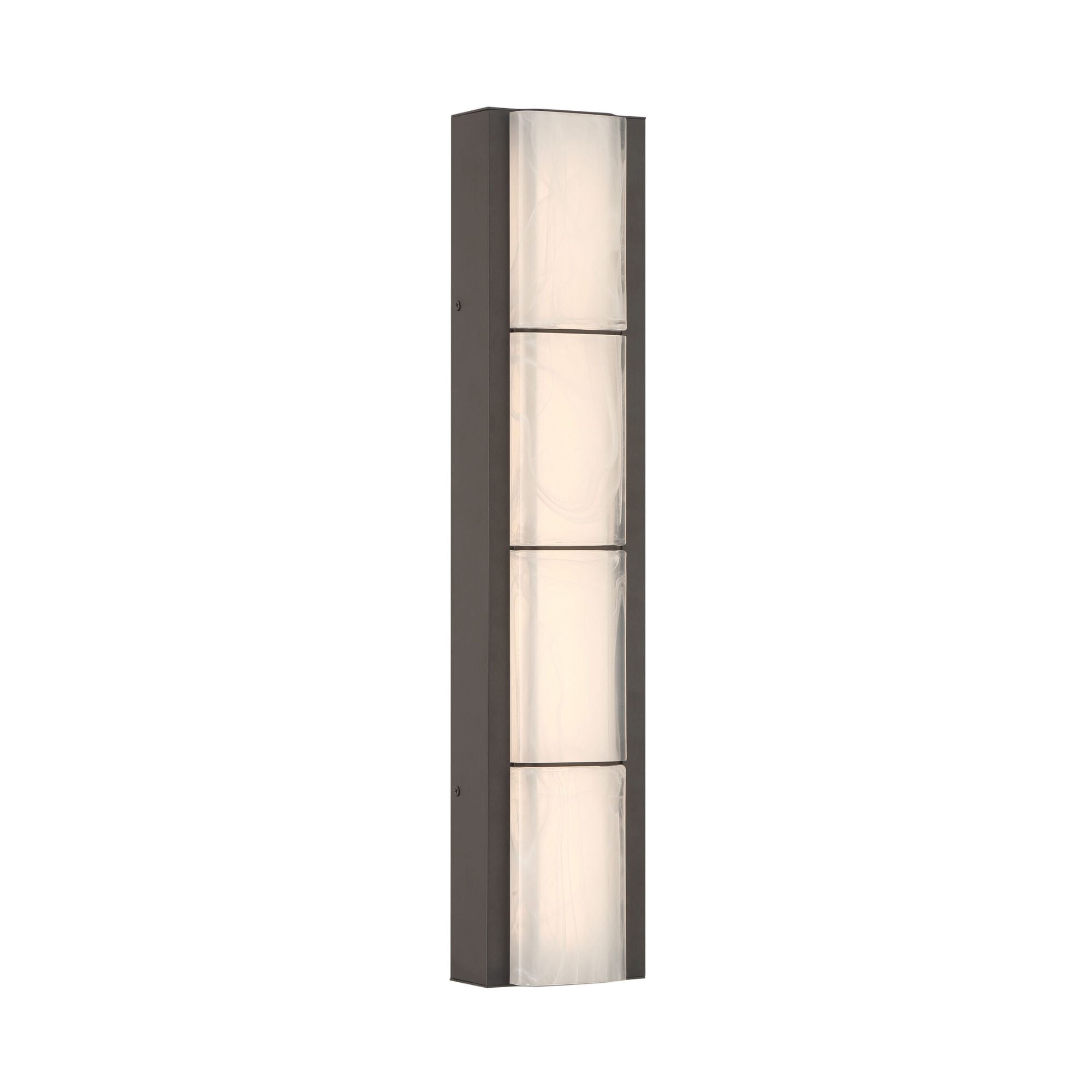 Eurofase Gibraltar 24.5 in. Outdoor Sconce, Sand Bronze, Integrated LED