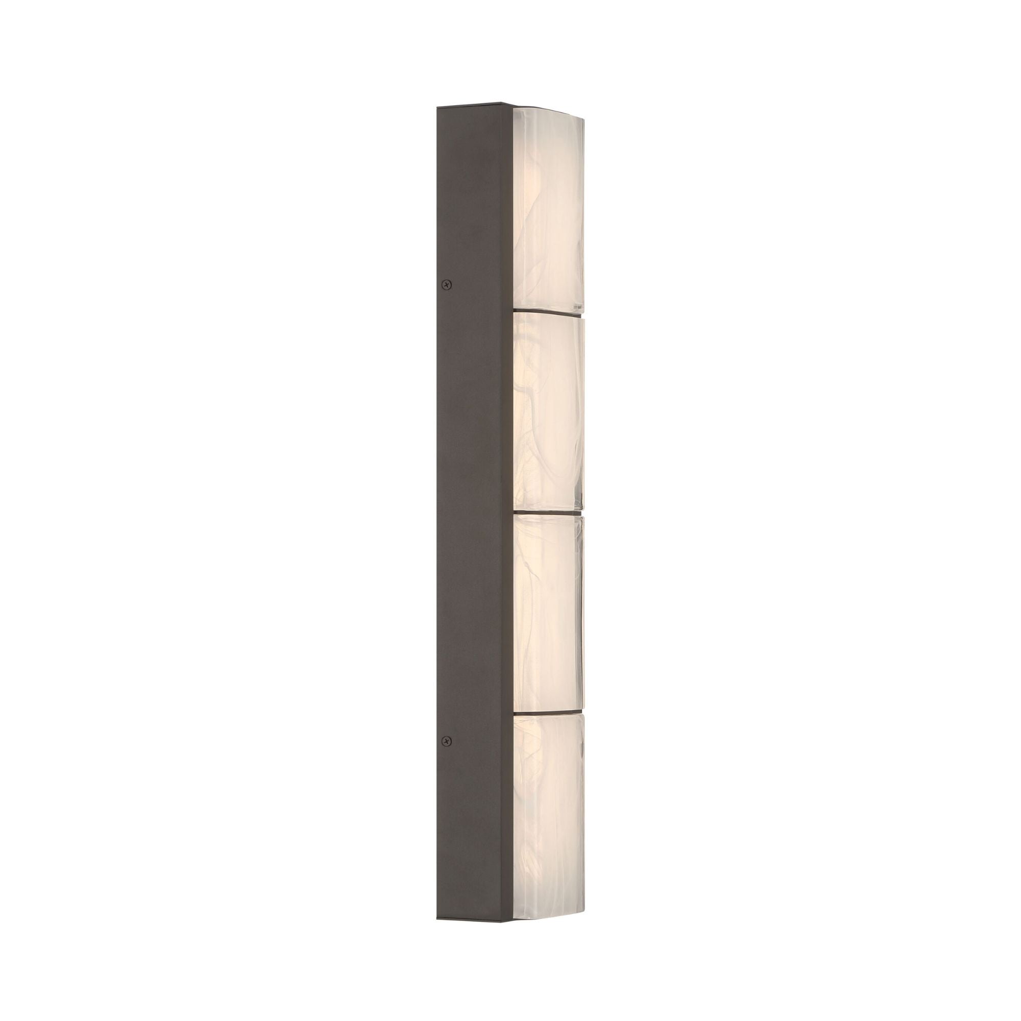 Eurofase Gibraltar 24.5 in. Outdoor Sconce, Sand Bronze, Integrated LED