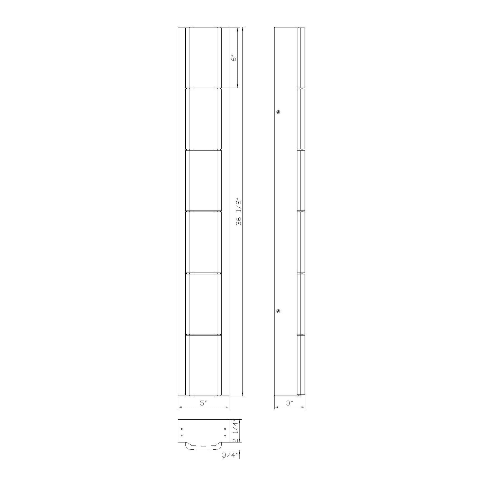 Eurofase Gibraltar 36.5 in. Outdoor Sconce, Sand Bronze, Integrated LED