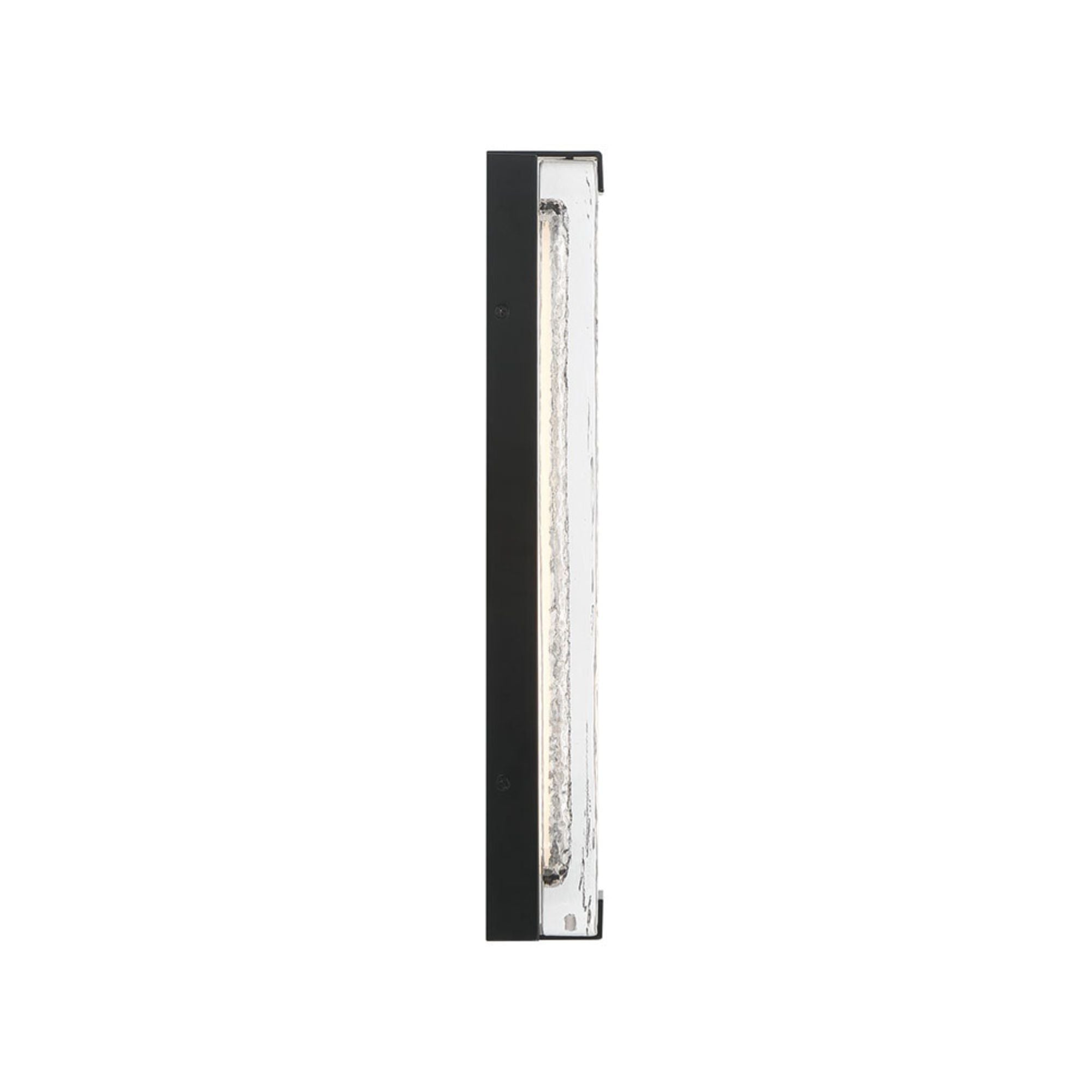 Eurofase Hiltic 17.5 in. Outdoor Sconce, Matte Black with Crystal Accents