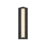 Eurofase Hy50 16in. Outdoor Sconce, Sand Black, Integrated LED