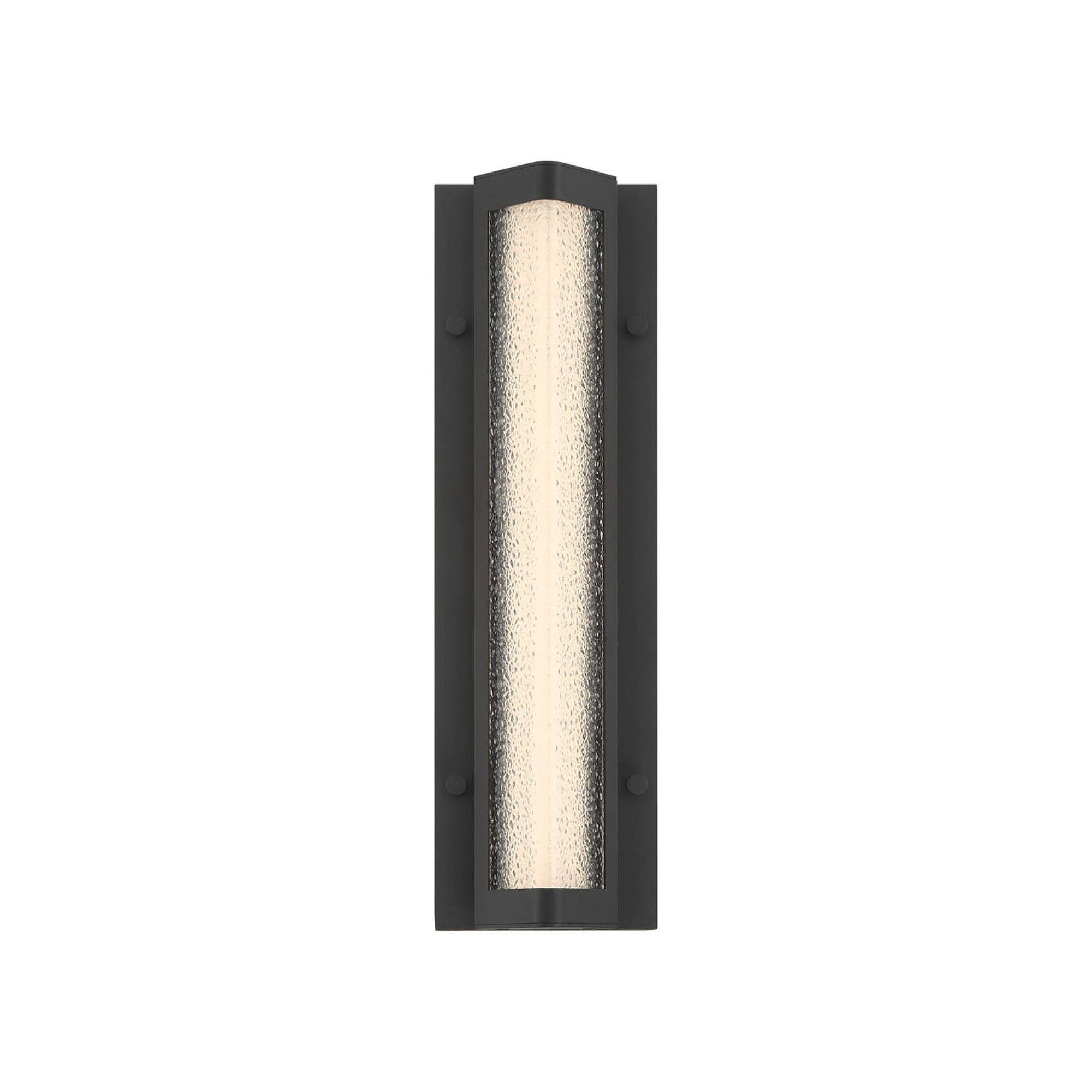 Eurofase Hy50 16in. Outdoor Sconce, Sand Black, Integrated LED