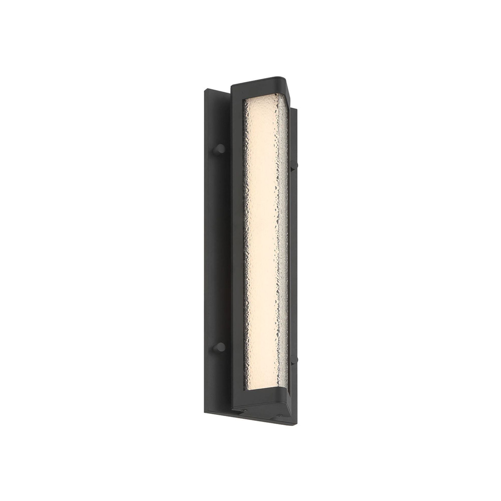 Eurofase Hy50 16in. Outdoor Sconce, Sand Black, Integrated LED