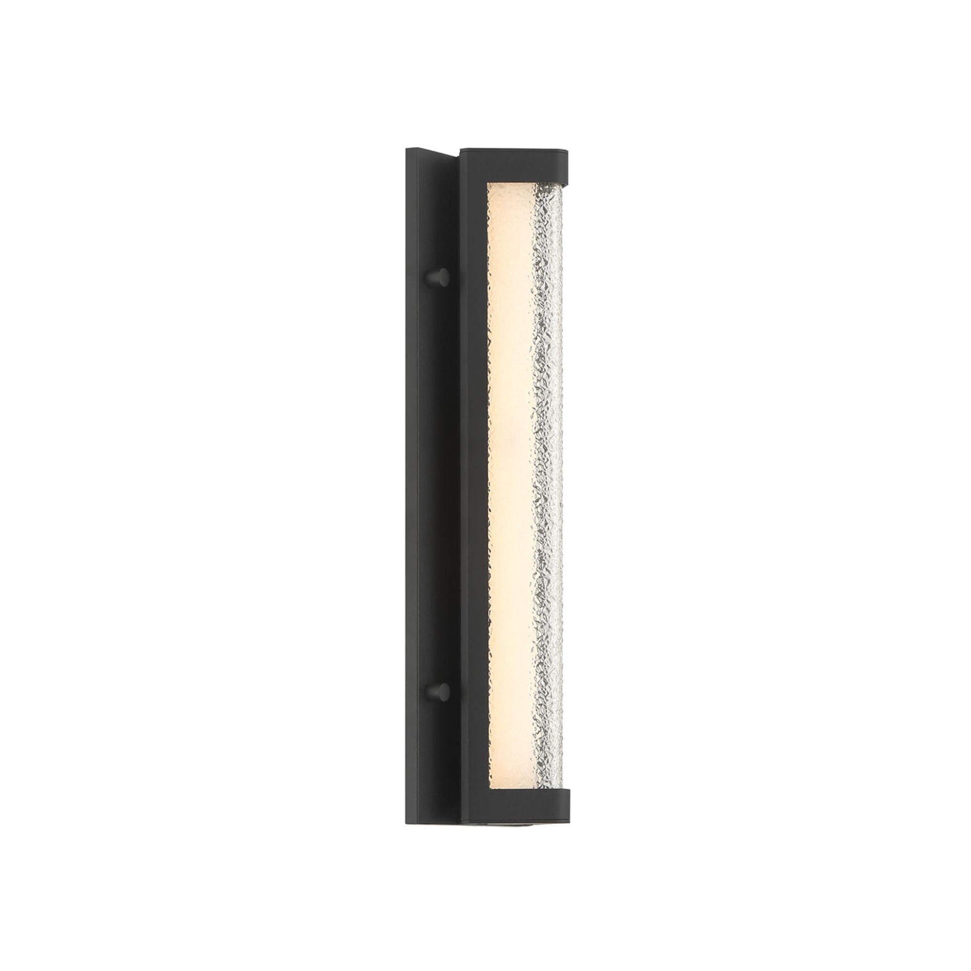 Eurofase Hy50 16in. Outdoor Sconce, Sand Black, Integrated LED