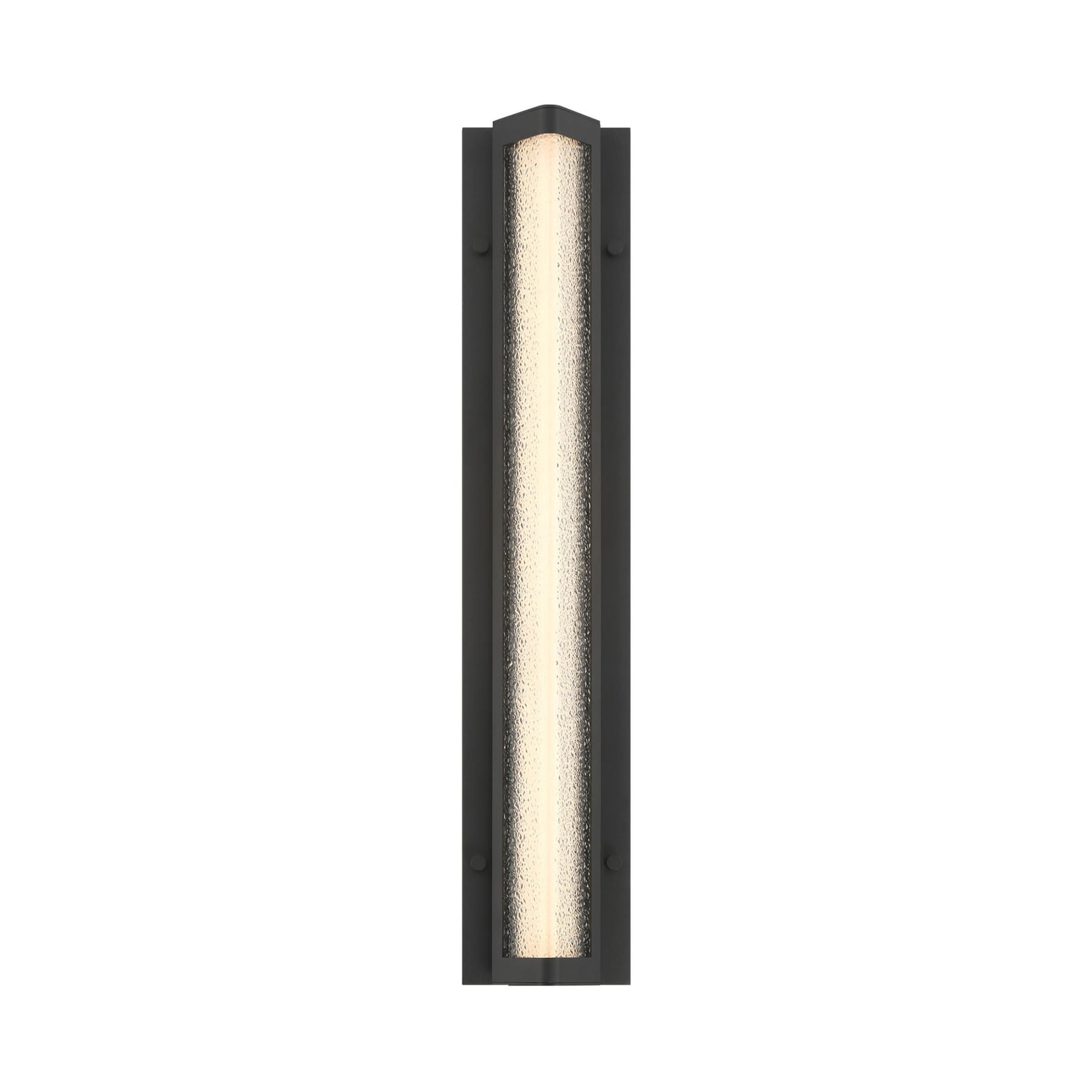 Eurofase Hy50 24.63 in. Outdoor Sconce, Sand Black, Integrated LED