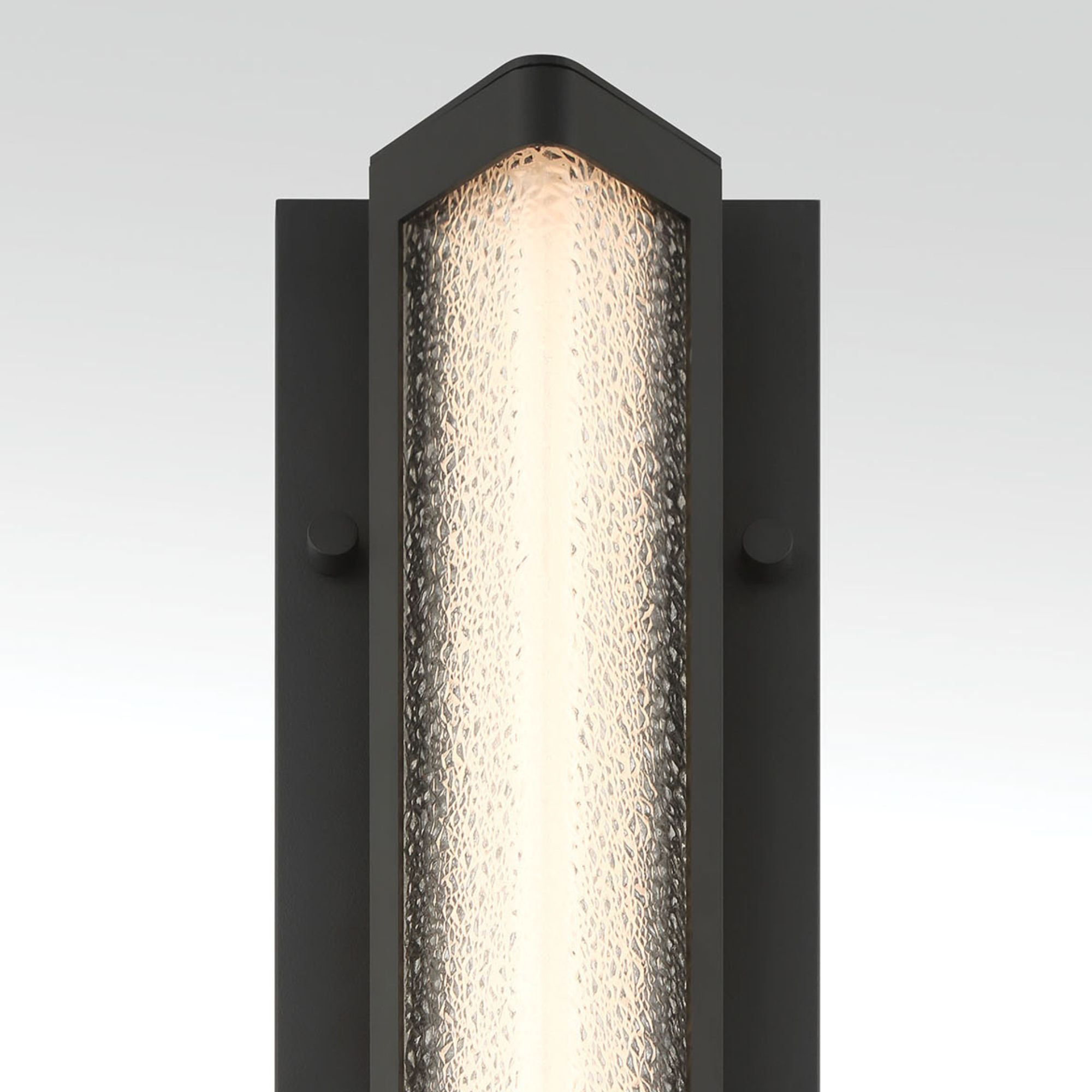 Eurofase Hy50 24.63 in. Outdoor Sconce, Sand Black, Integrated LED