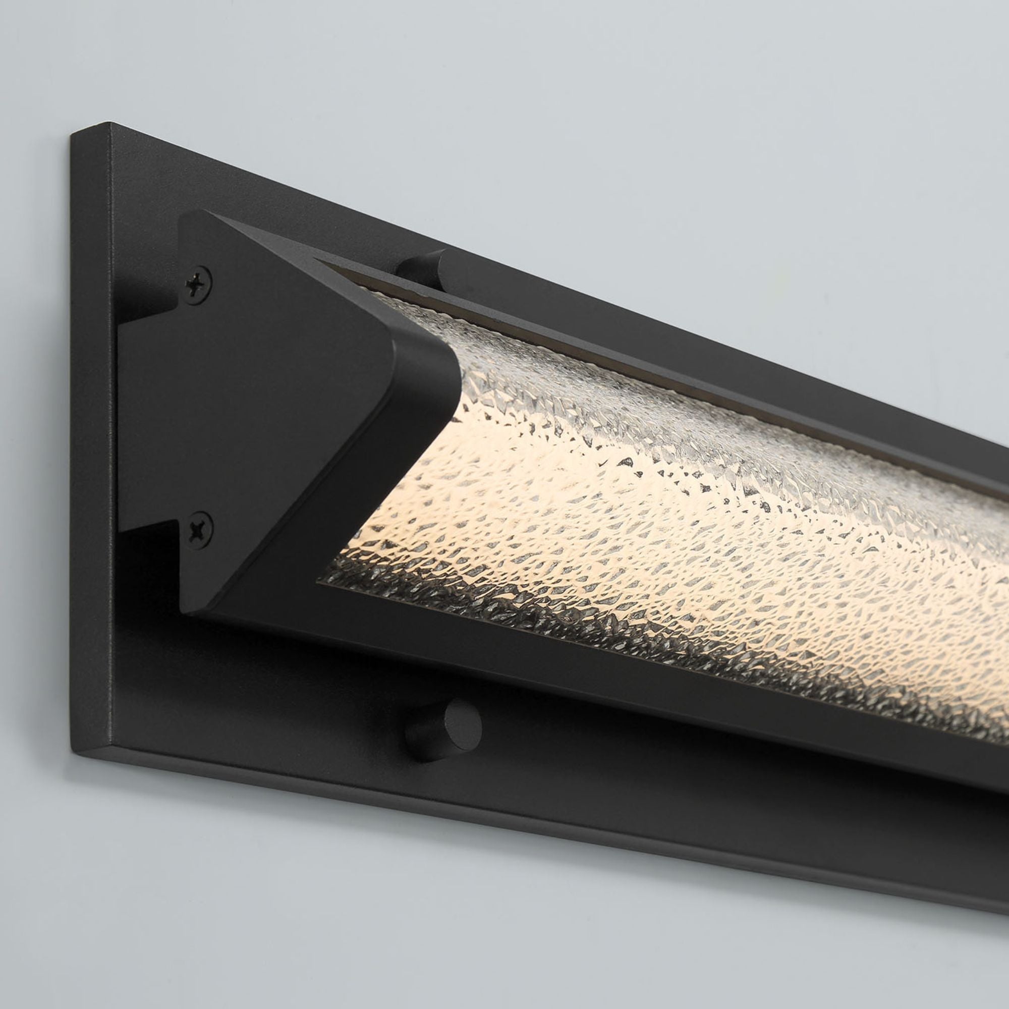 Eurofase Hy50 24.63 in. Outdoor Sconce, Sand Black, Integrated LED