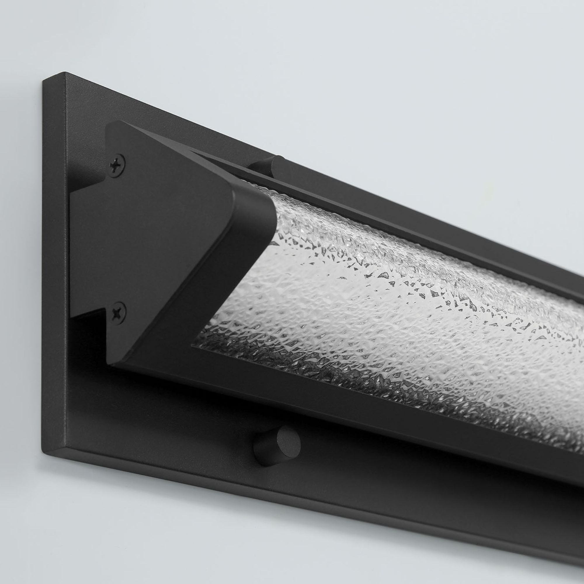 Eurofase Hy50 24.63 in. Outdoor Sconce, Sand Black, Integrated LED