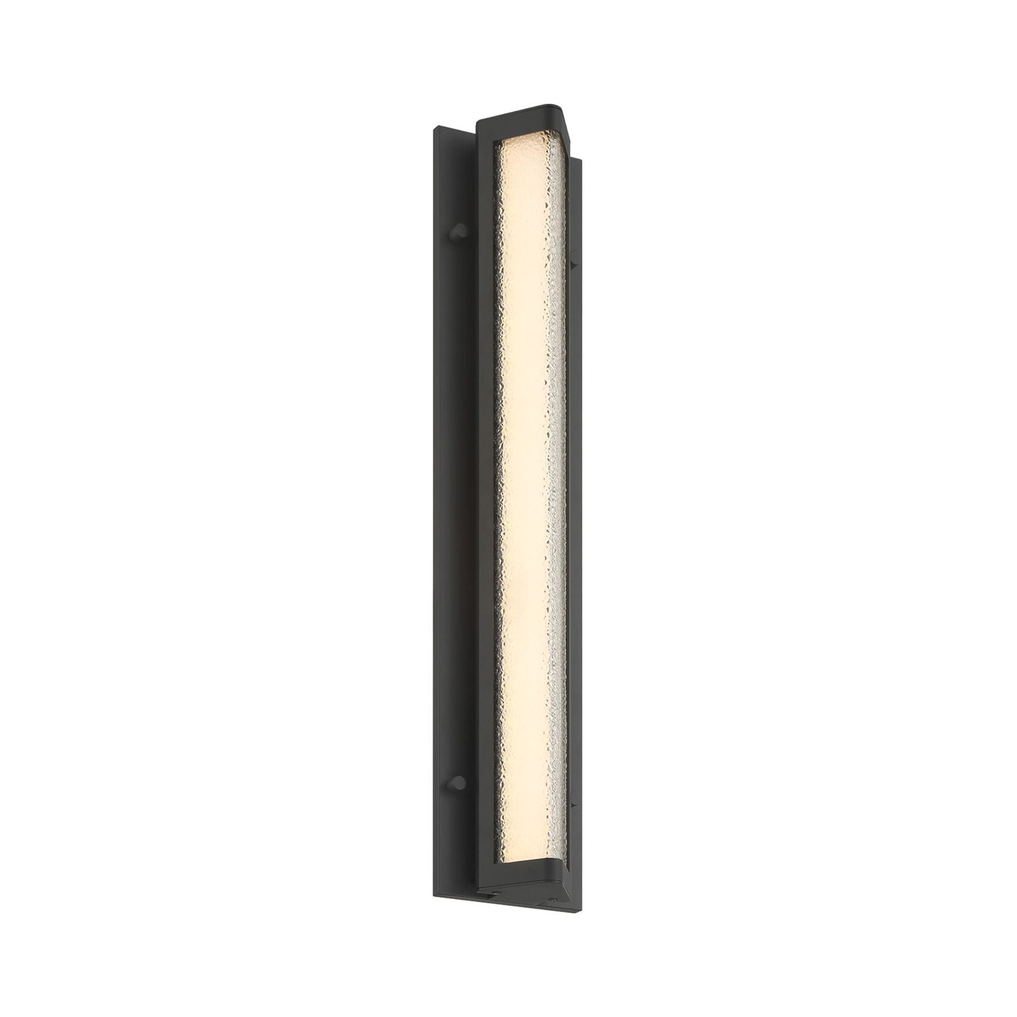 Eurofase Hy50 24.63 in. Outdoor Sconce, Sand Black, Integrated LED