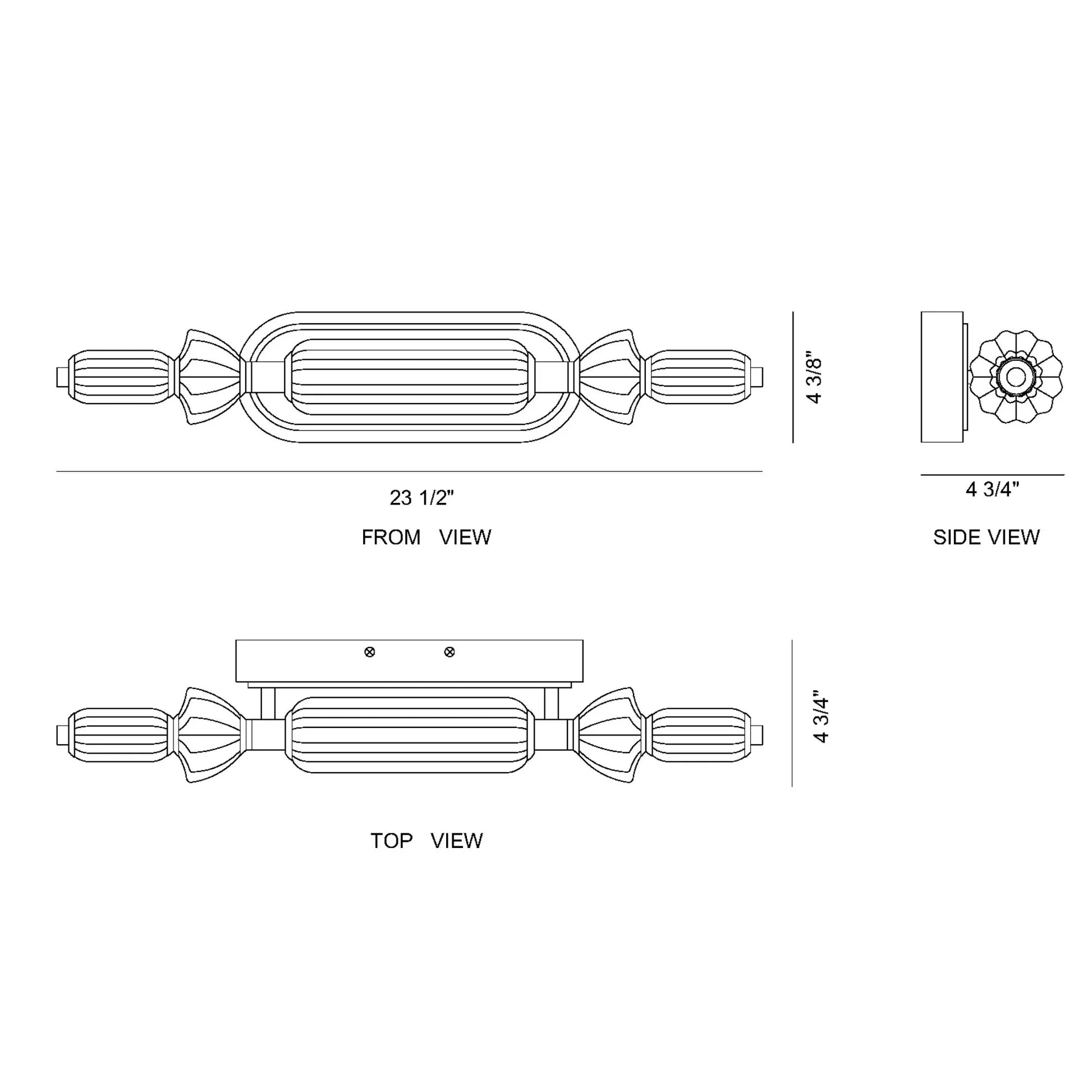 Eurofase Lighting - Lansdowne 22" LED Vanity, Gold Finish | Bees Lighting