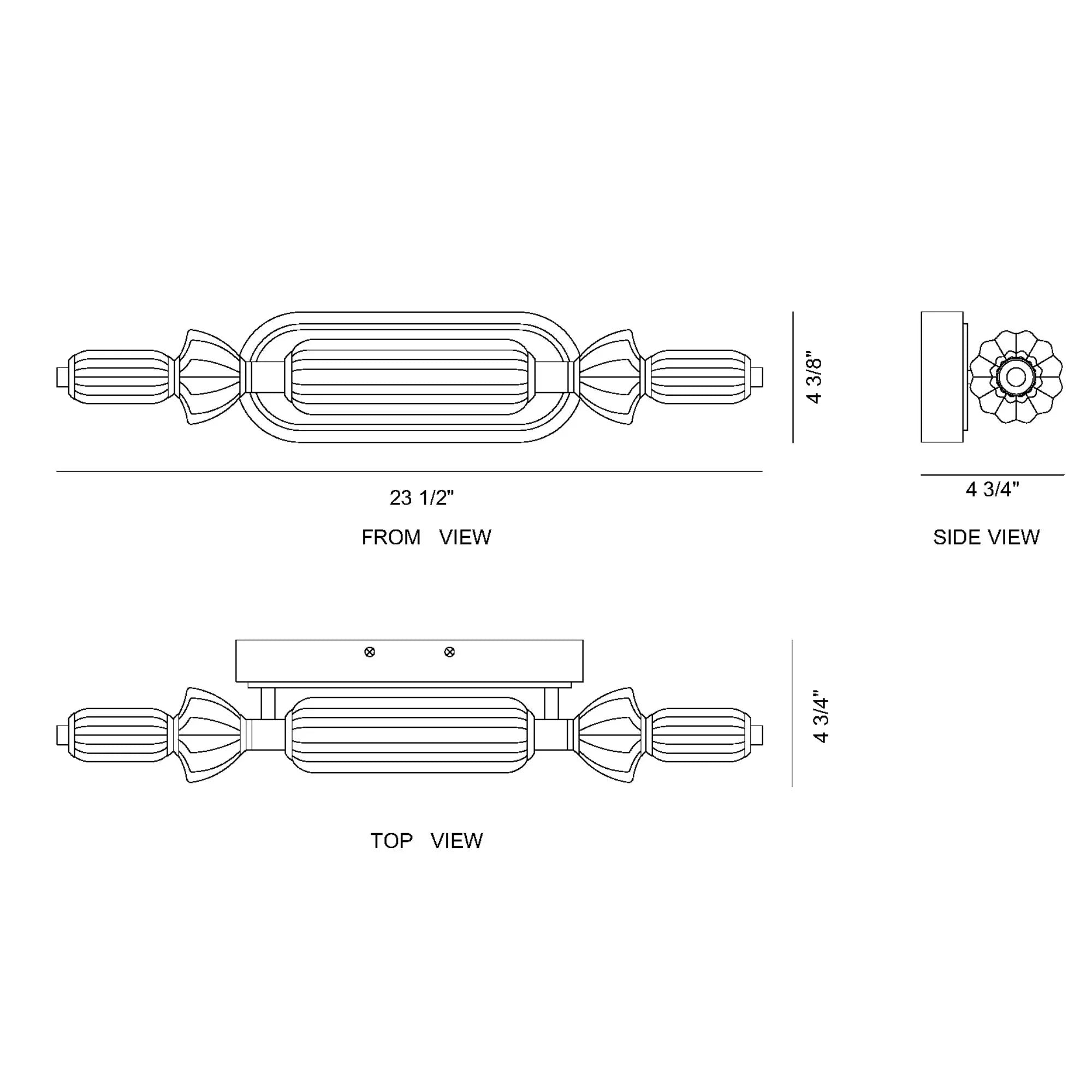 Eurofase Lighting - Lansdowne 22" LED Vanity, Gold Finish | Bees Lighting