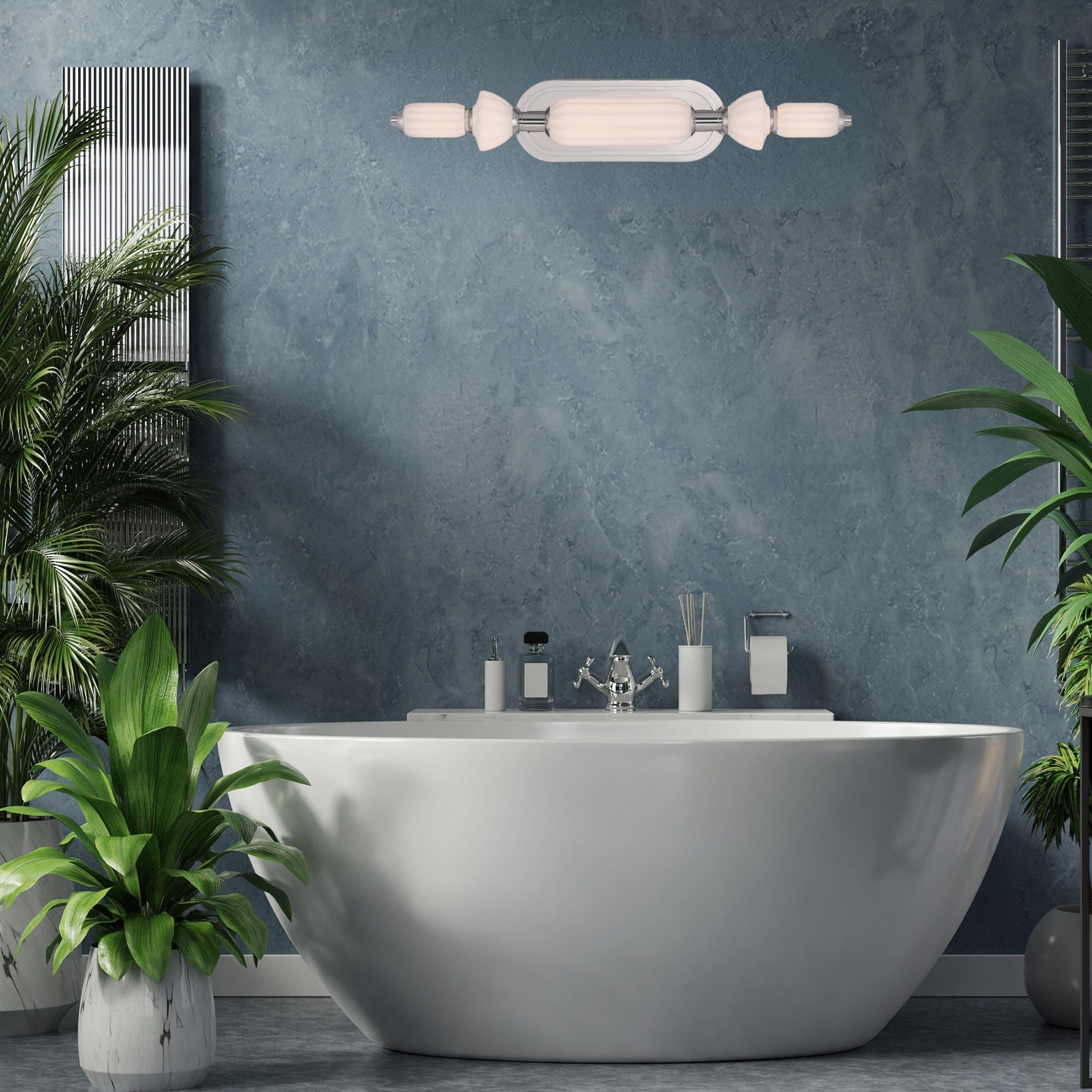 Lansdowne 22" LED Vanity, Nickel Finish