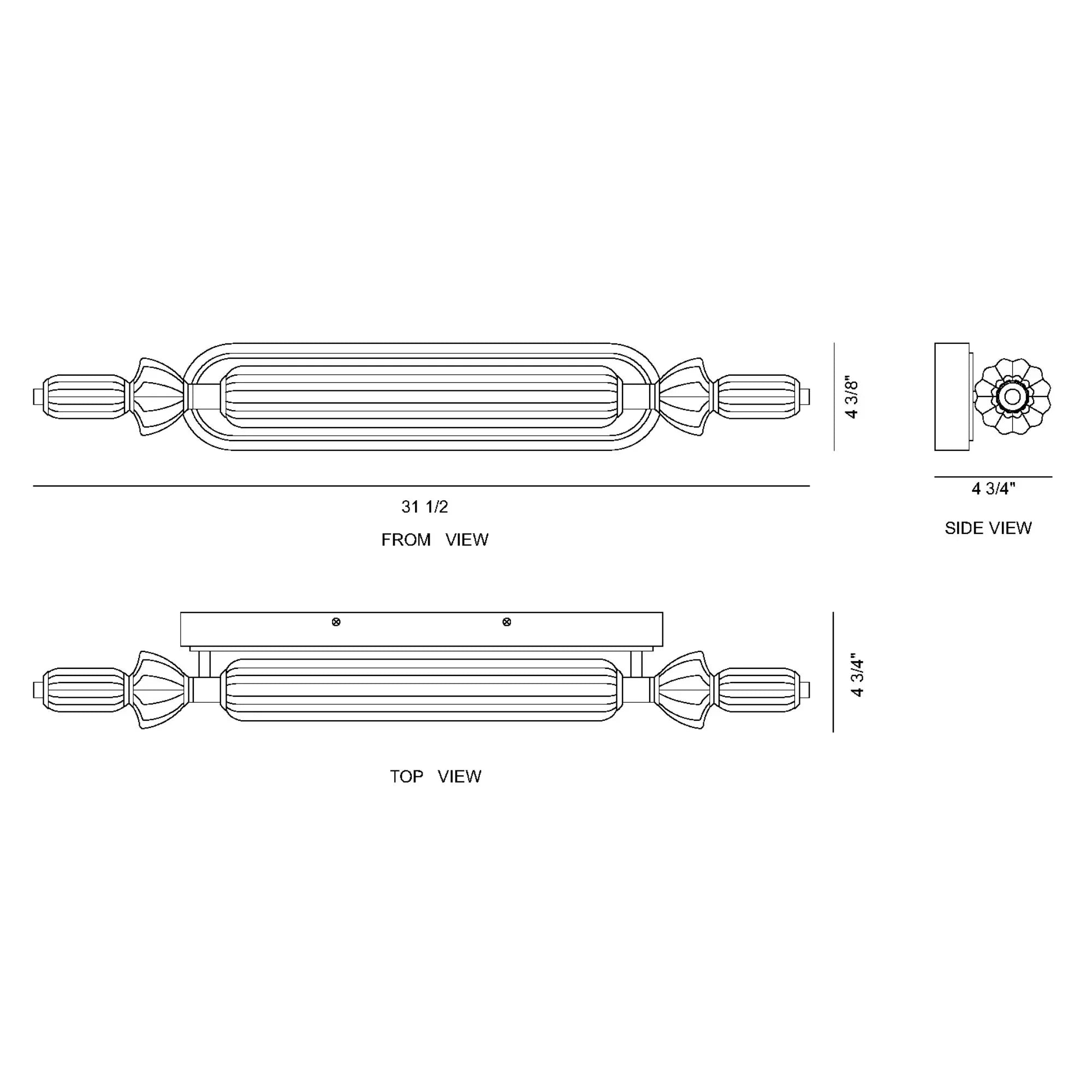 Eurofase Lighting - Lansdowne 31" LED Vanity, Gold Finish | Bees Lighting
