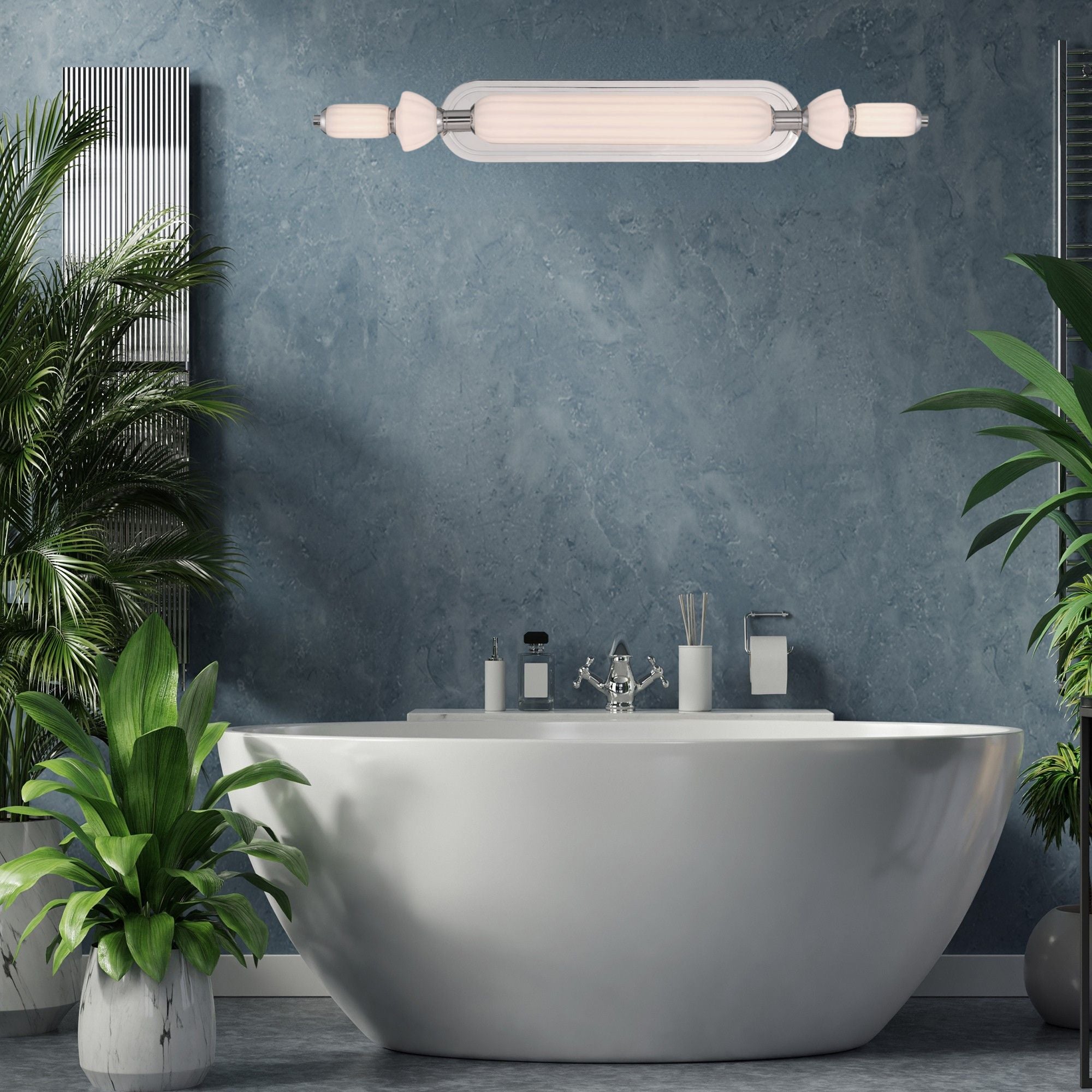 Lansdowne 31" LED Vanity, Nickel Finish