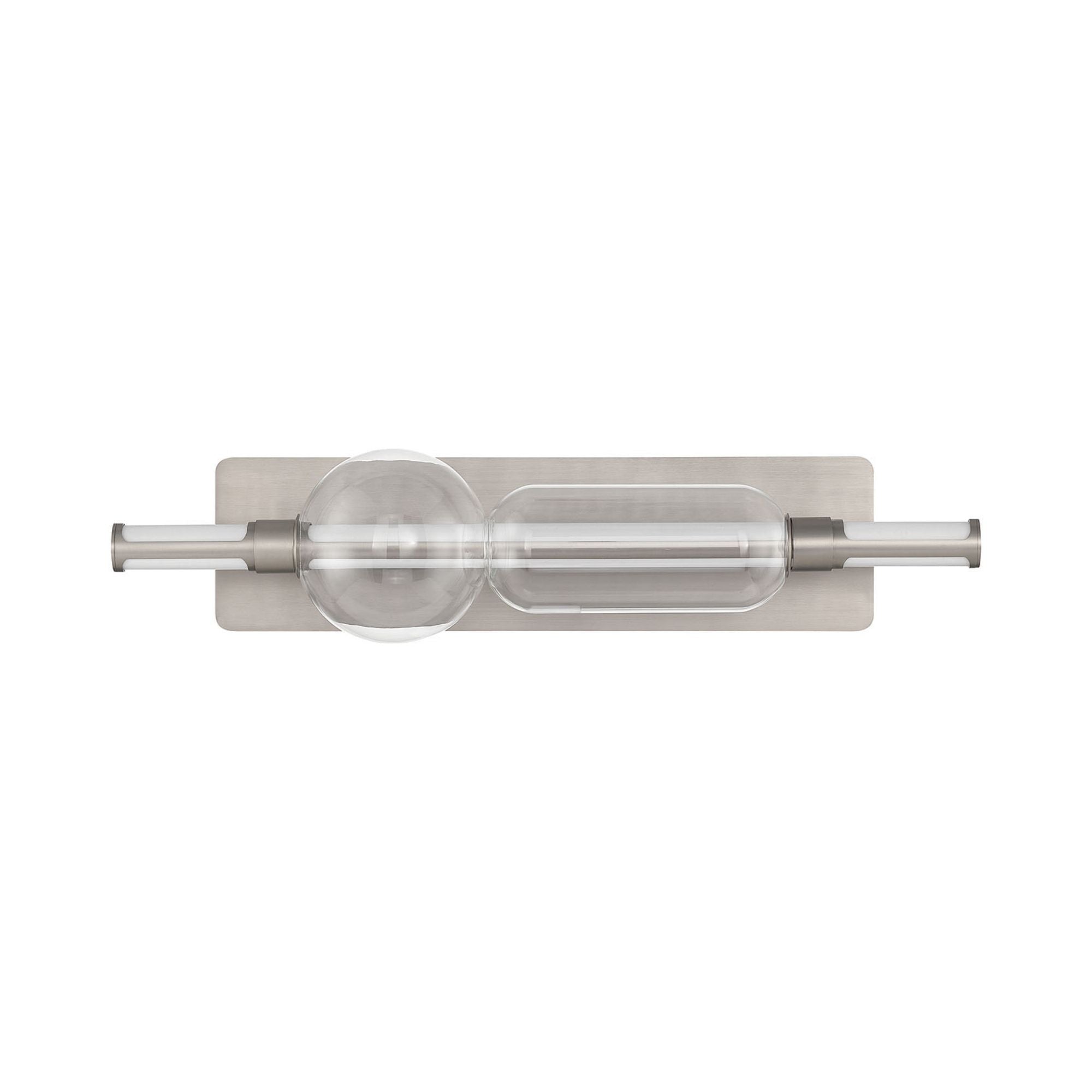 Eurofase Lucent 26 in. Integrated LED 3-CCT Bathroom Vanity Light, Satin Nickel