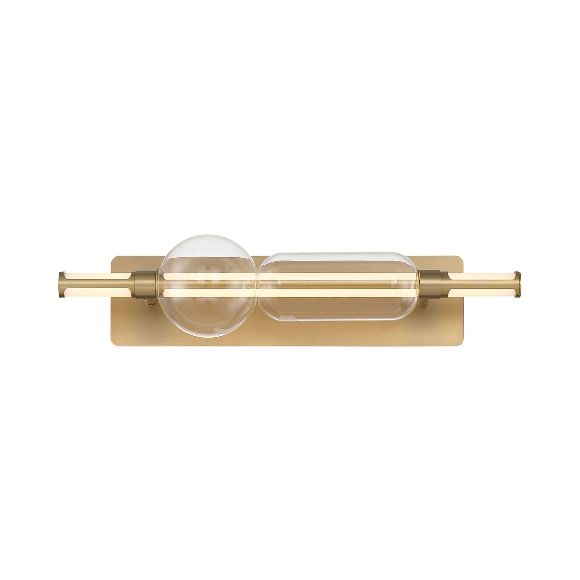 Eurofase Lucent 26 in. Integrated LED 3-CCT Bathroom Vanity Light, Gold