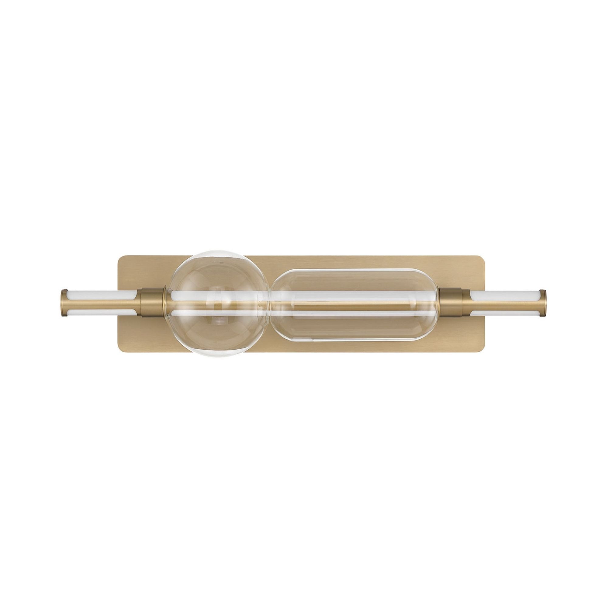 Eurofase Lucent 26 in. Integrated LED 3-CCT Bathroom Vanity Light, Gold
